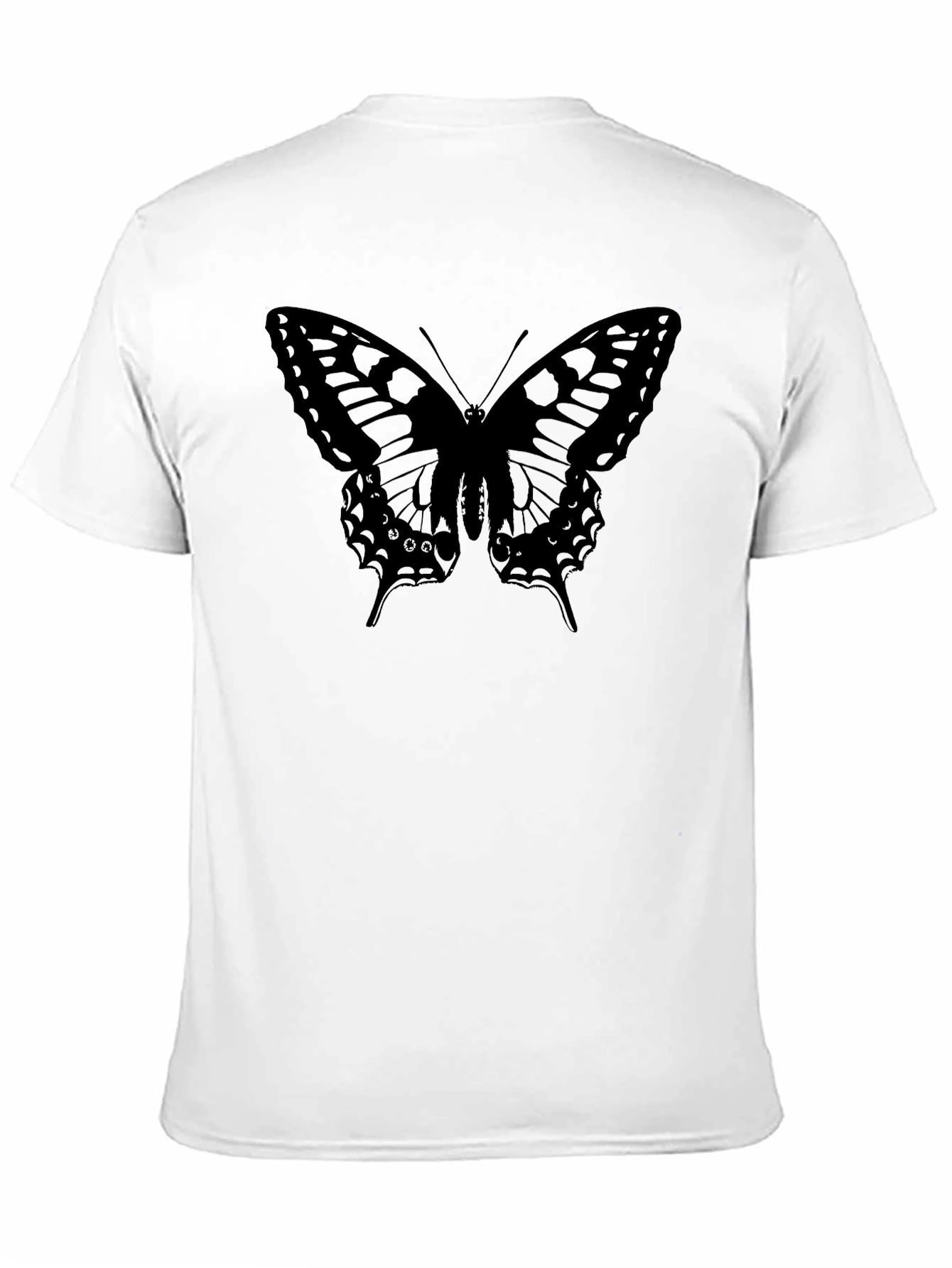 Butterfly Graphic Black T-Shirt