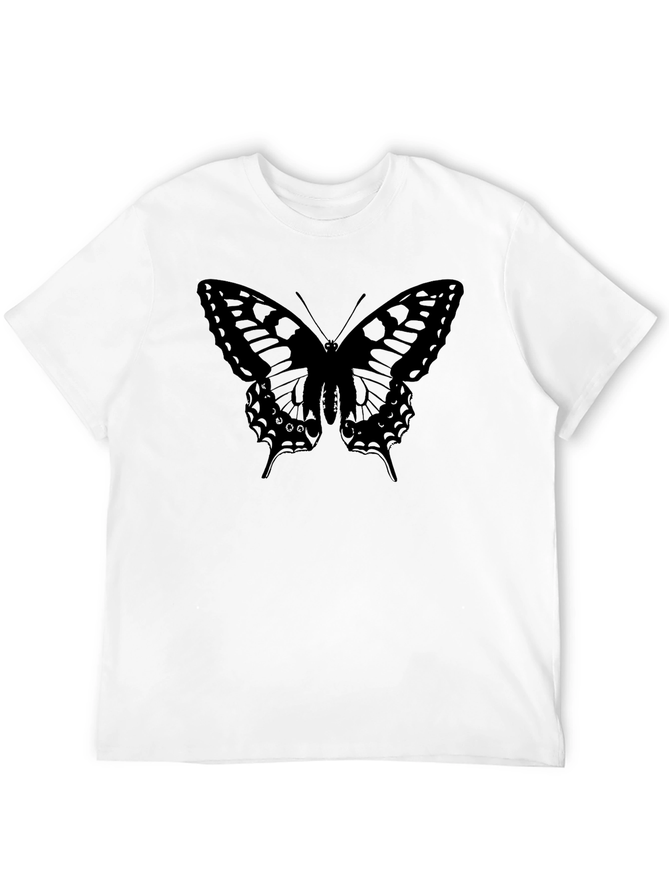 Butterfly Graphic Black T-Shirt