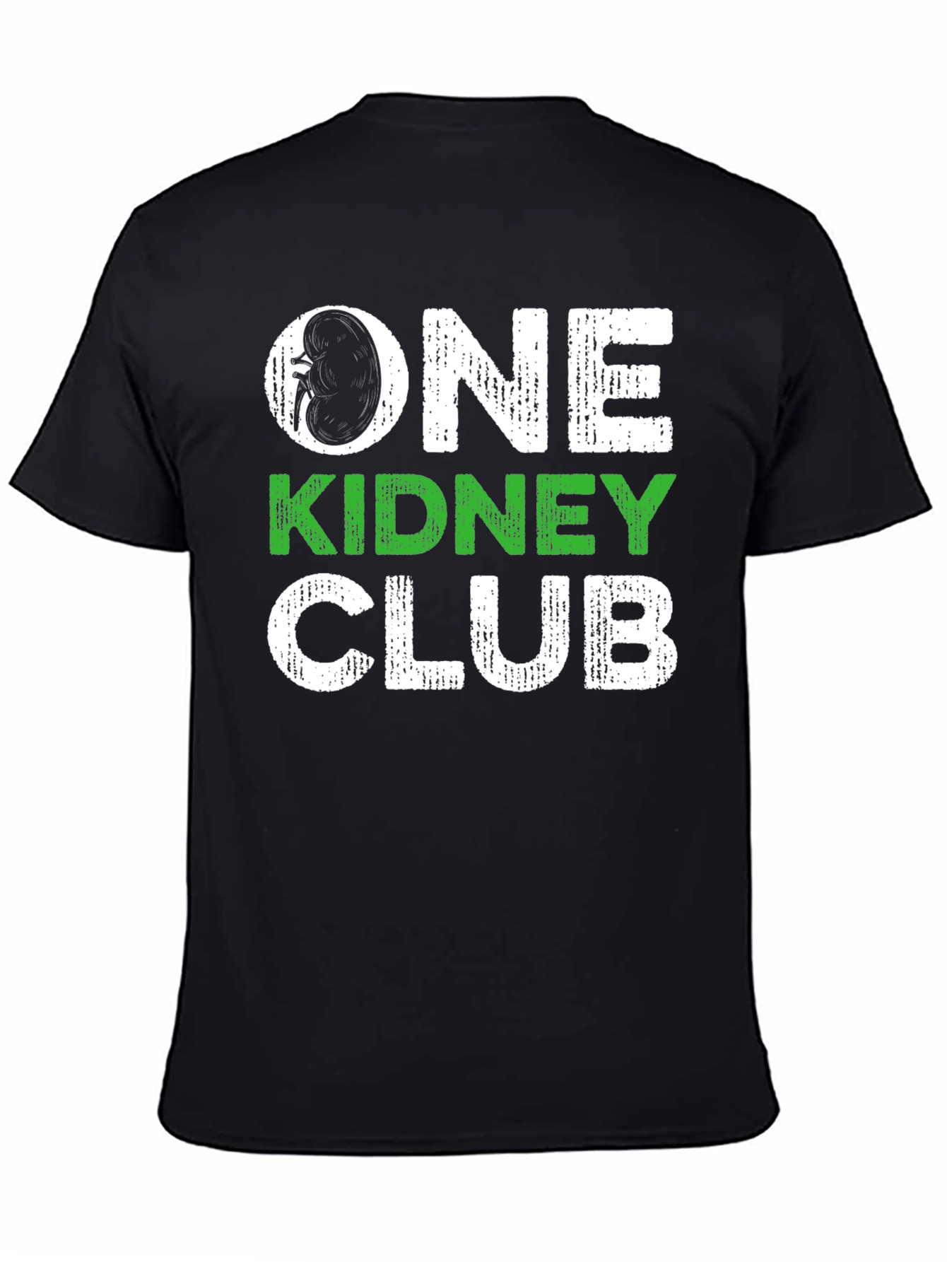 One Kidney Club Black T-Shirt
