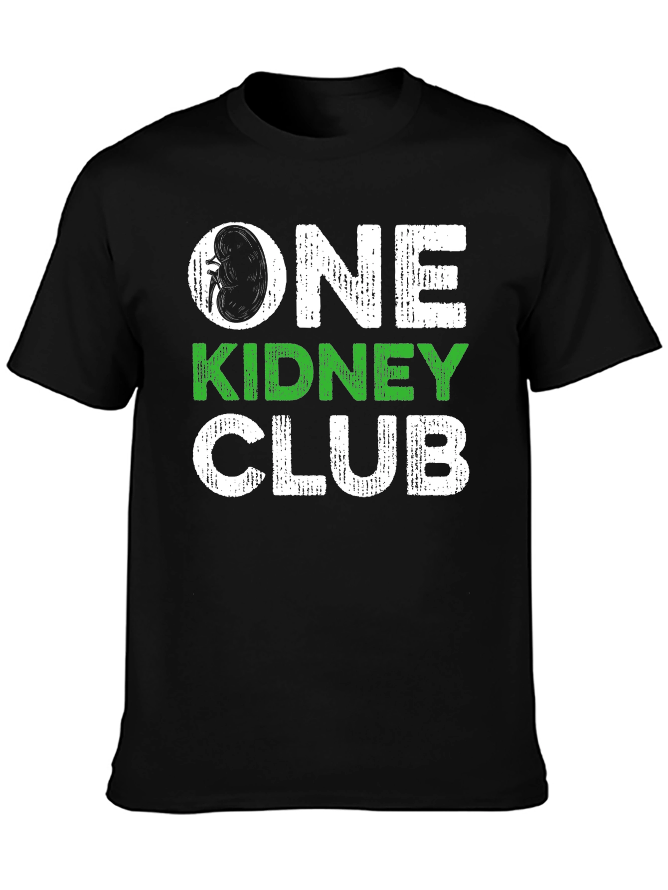 One Kidney Club Black T-Shirt