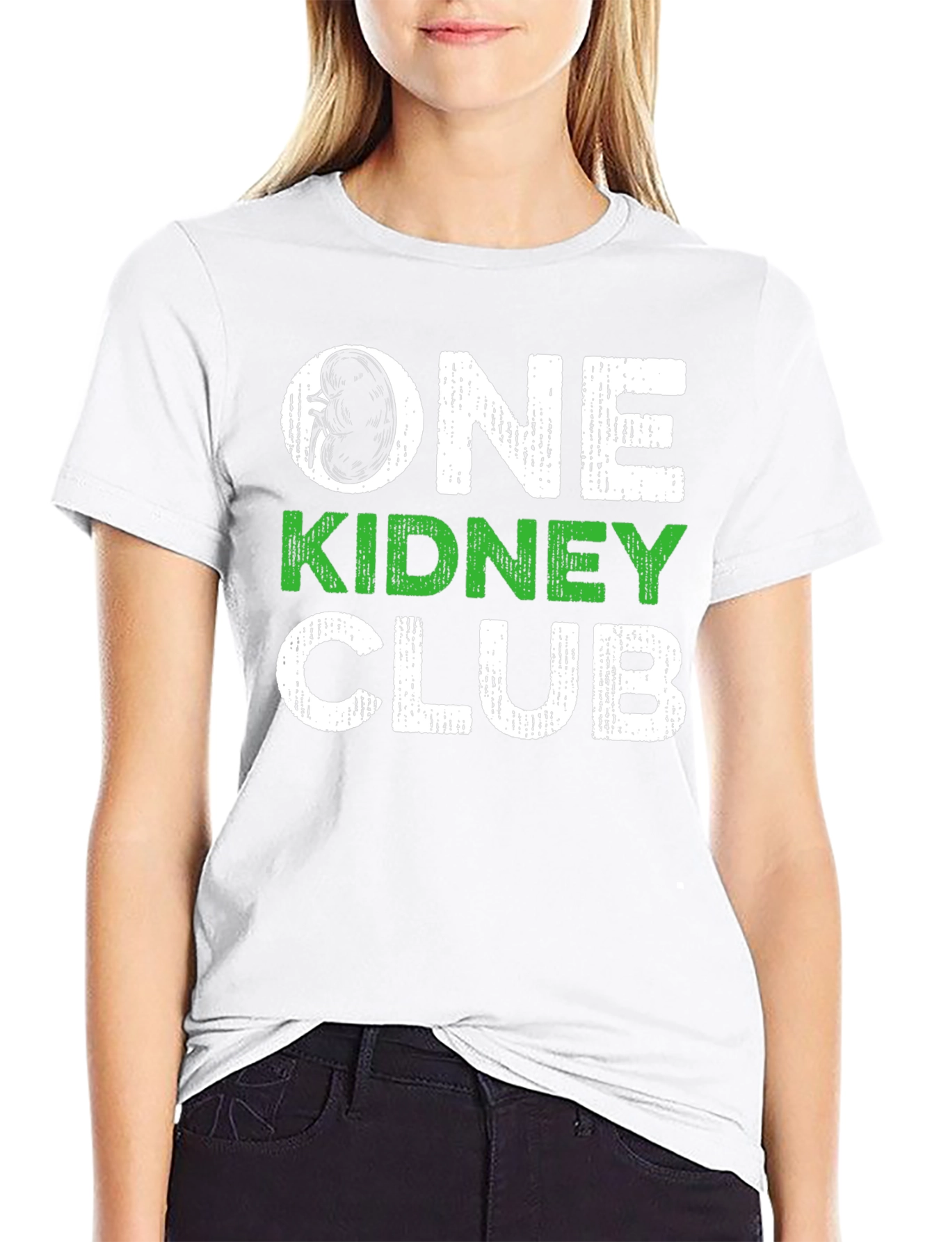 One Kidney Club Black T-Shirt