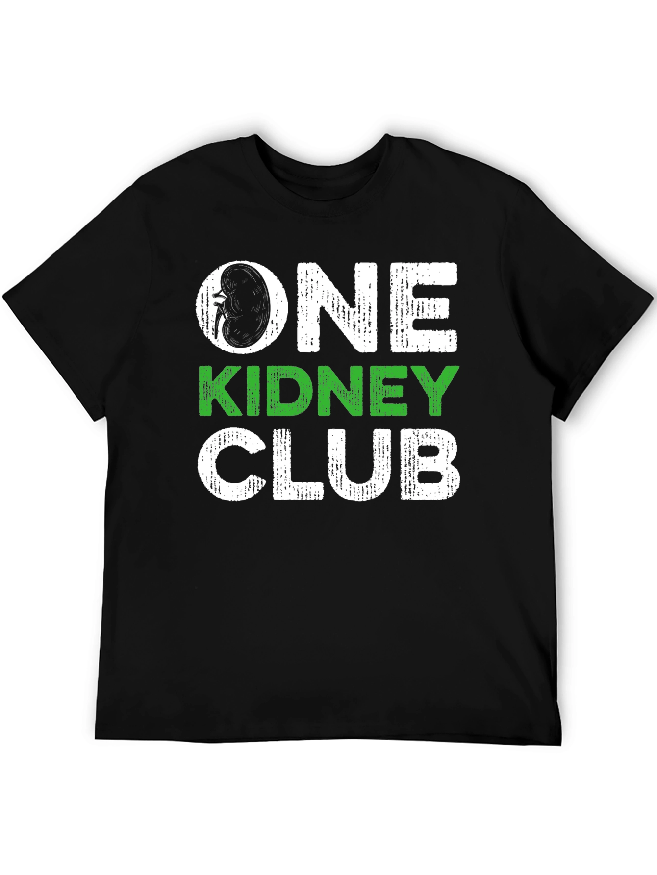 One Kidney Club Black T-Shirt