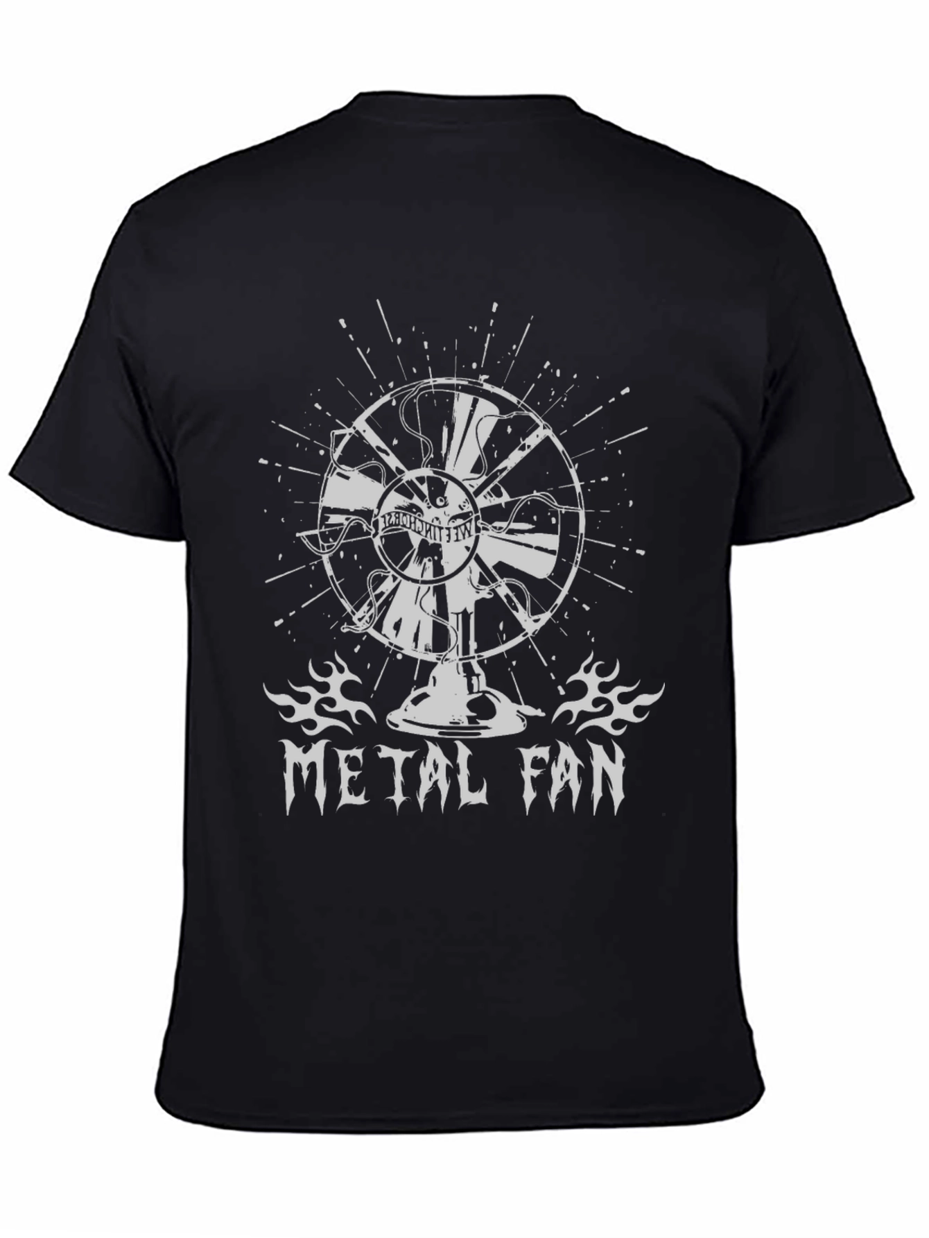 Metal Fan T-Shirt - Black Graphic Tee