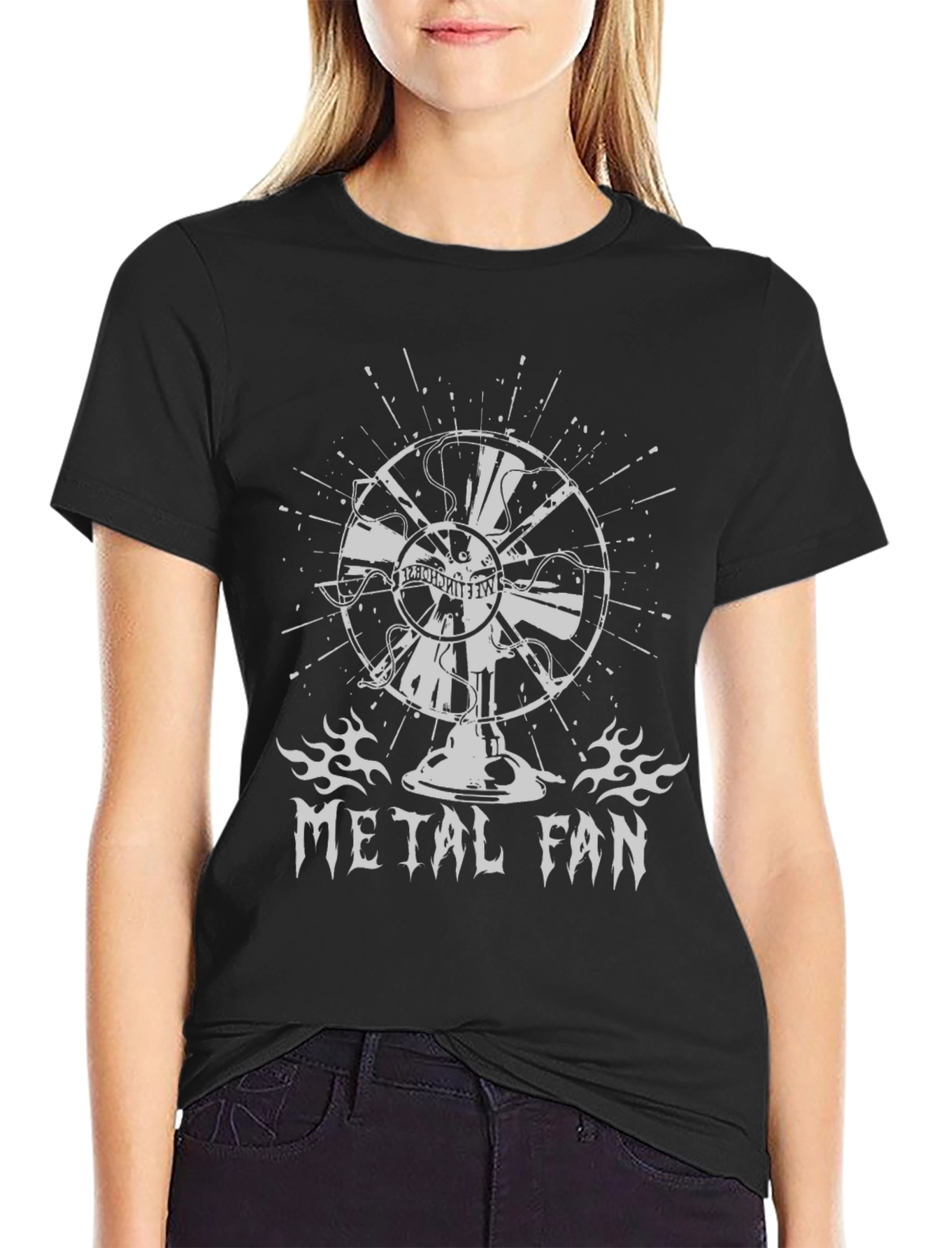 Metal Fan T-Shirt - Black Graphic Tee