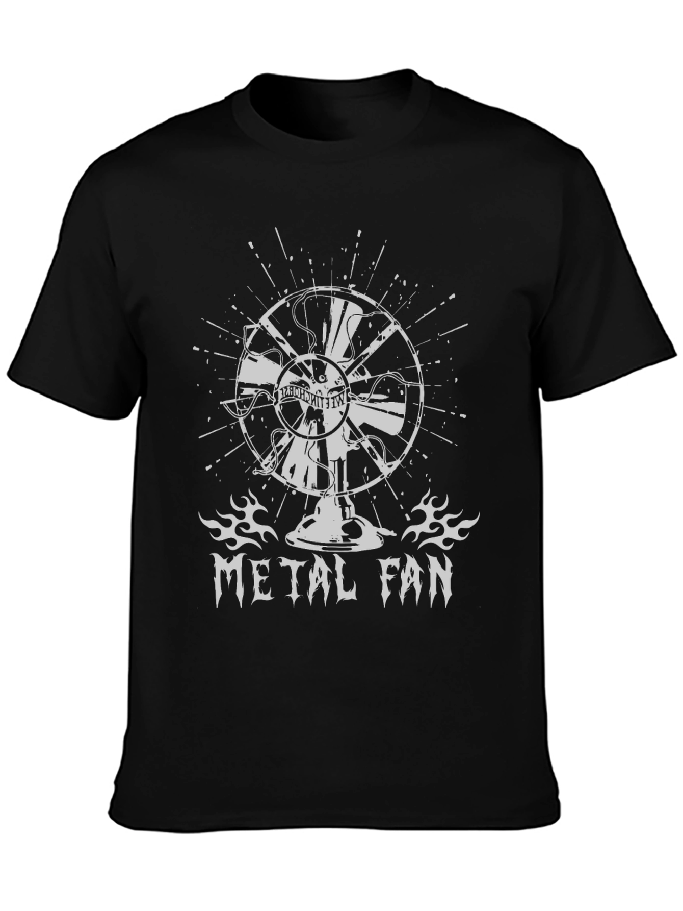 Metal Fan T-Shirt - Black Graphic Tee