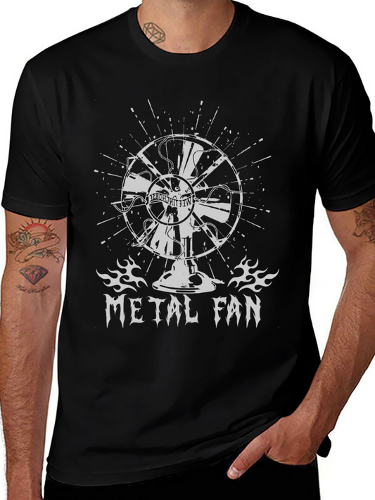 Metal Fan T-Shirt - Black Graphic Tee