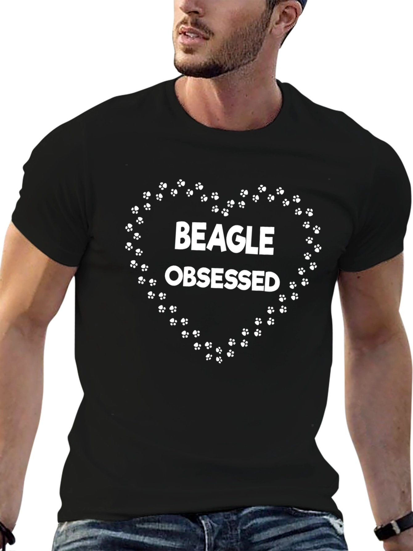 Beagle Obsessed Graphic Tee - Dog Lover Shirt