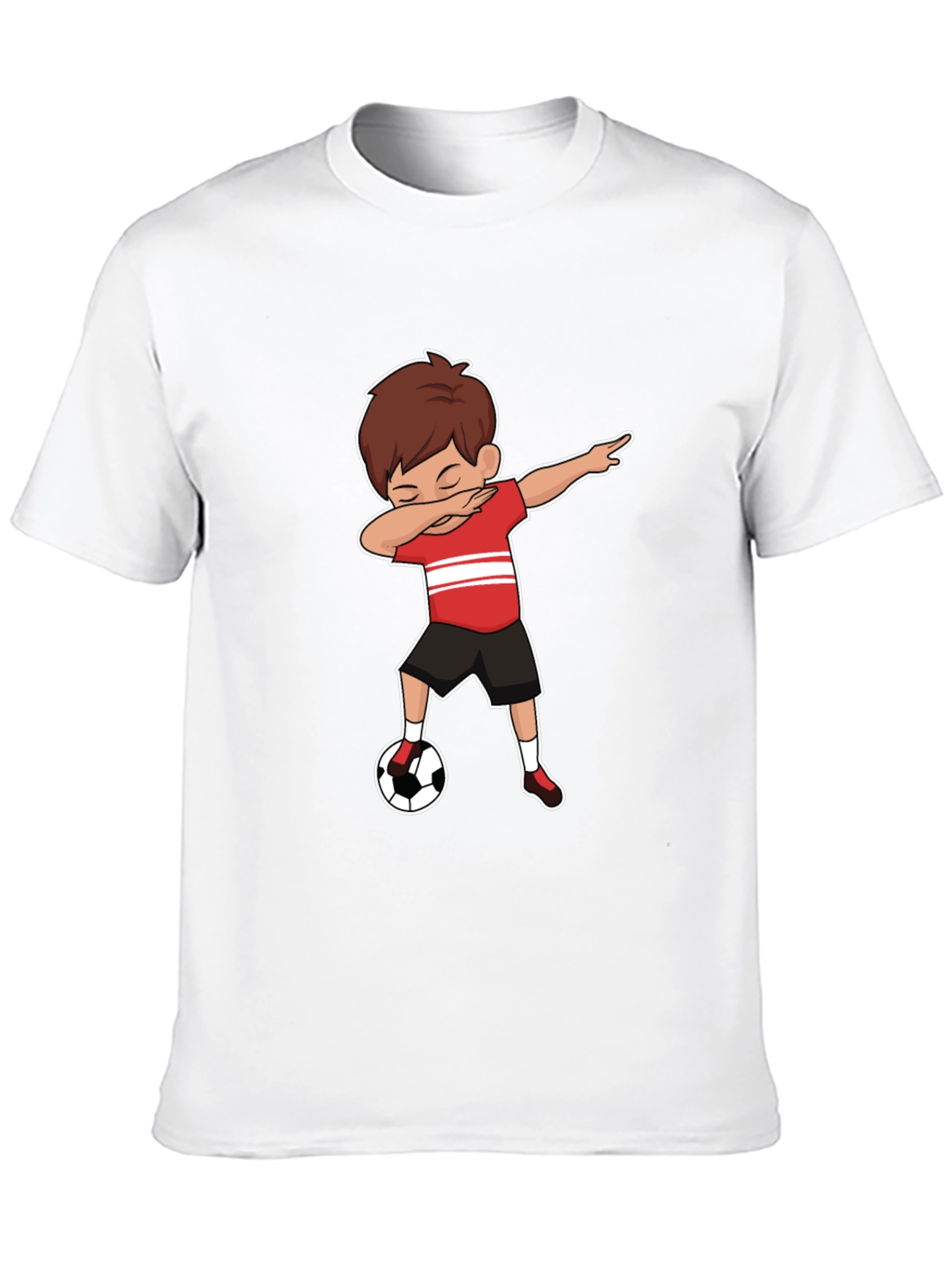 Boy Dabbing with Soccer Ball T-Shirt