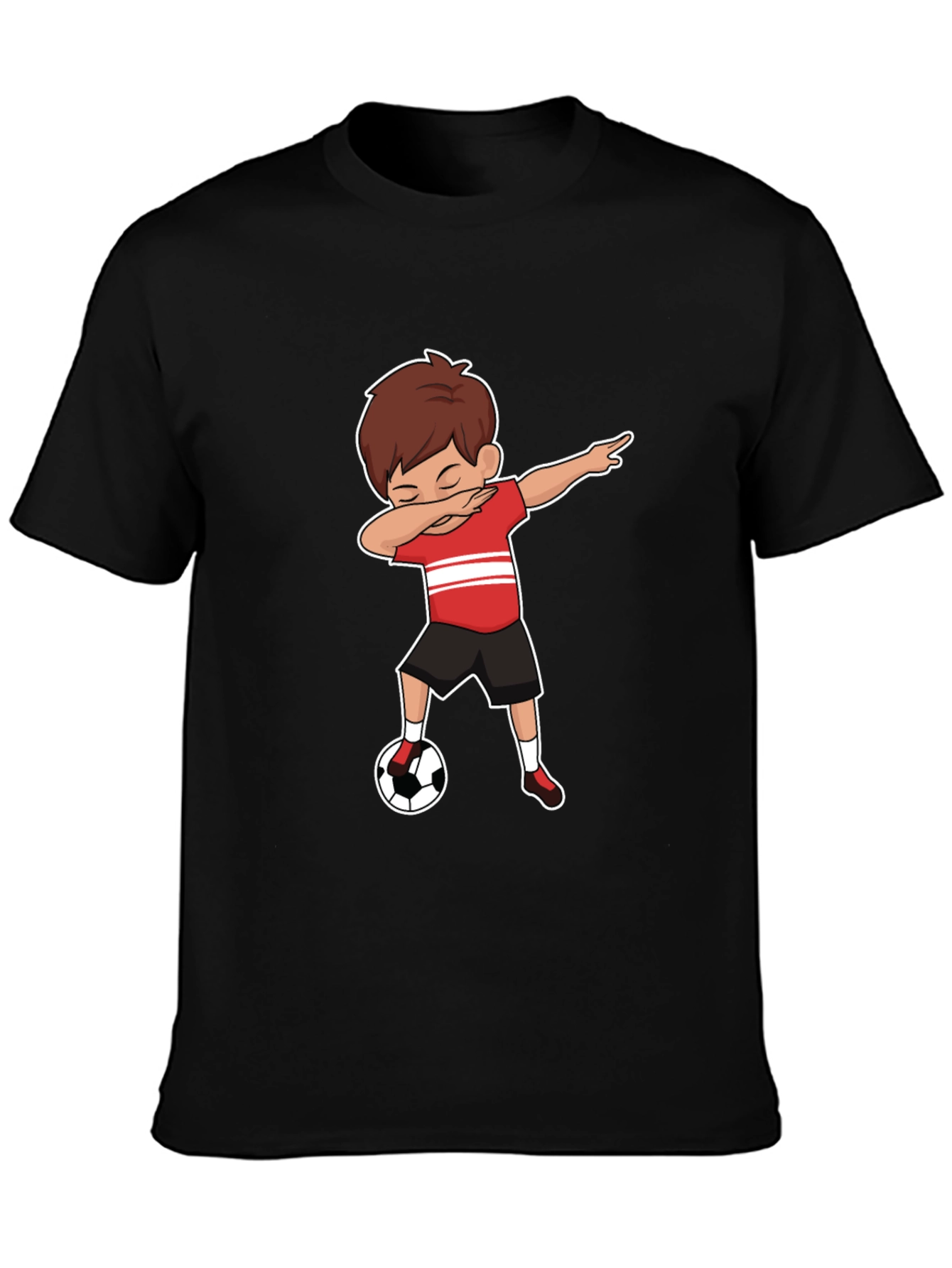 Boy Dabbing with Soccer Ball T-Shirt