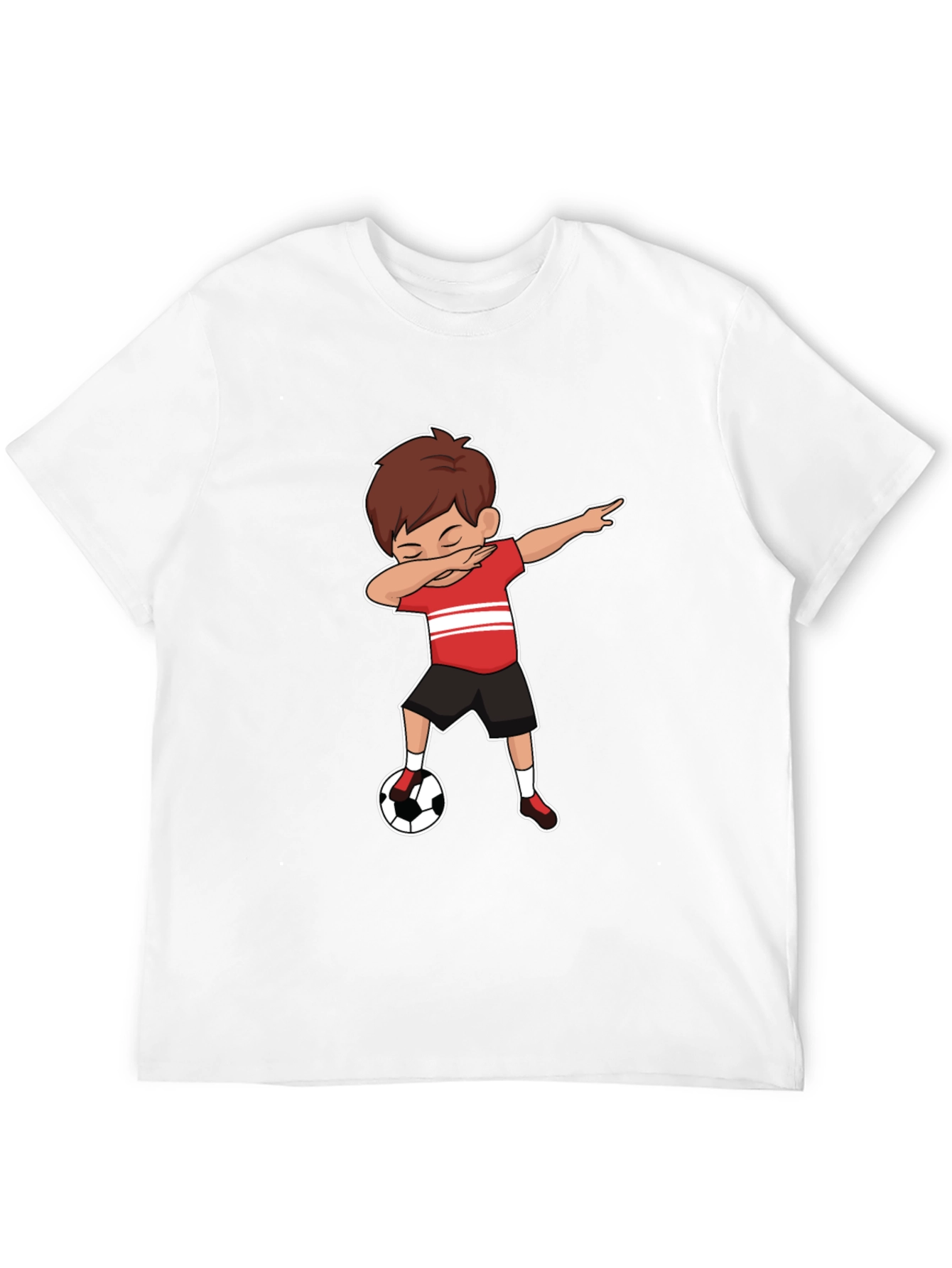 Boy Dabbing with Soccer Ball T-Shirt