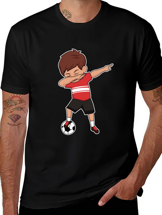 Boy Dabbing with Soccer Ball T-Shirt