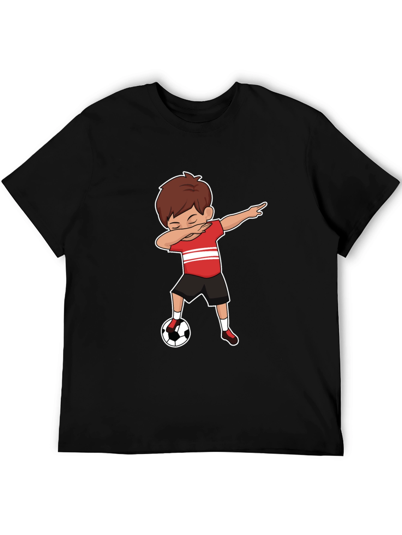 Boy Dabbing with Soccer Ball T-Shirt