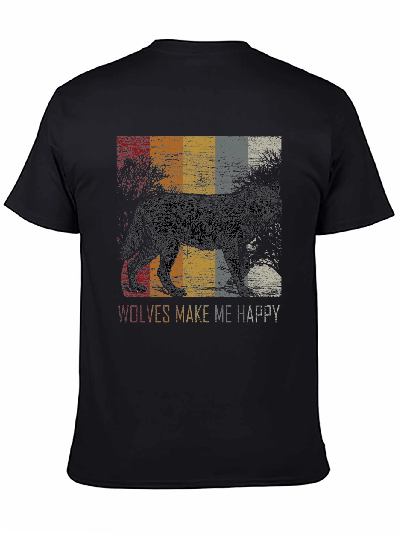 Wolves Make Me Happy Graphic Tee