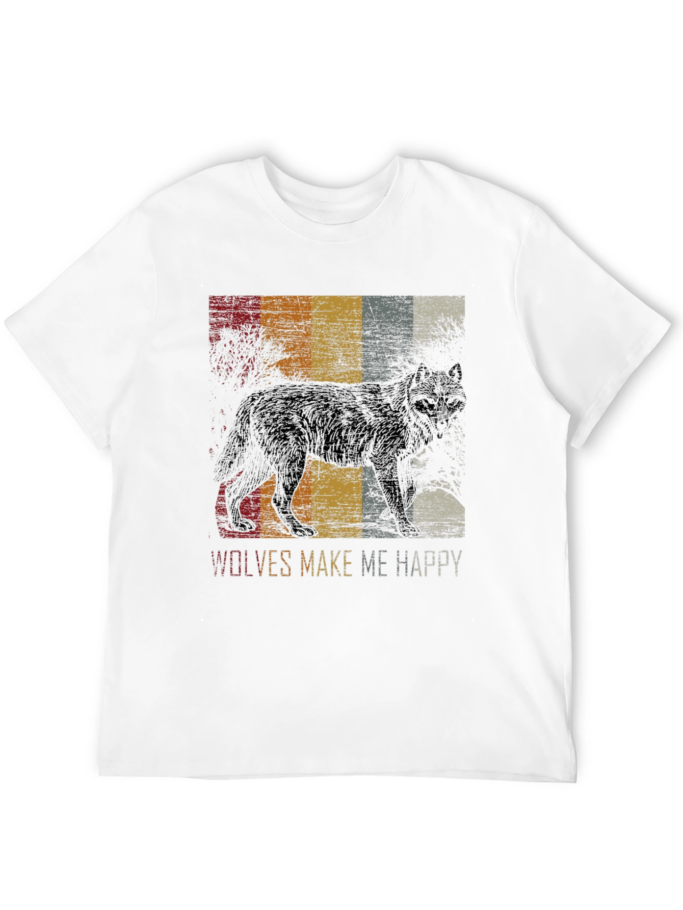 Wolves Make Me Happy Graphic Tee
