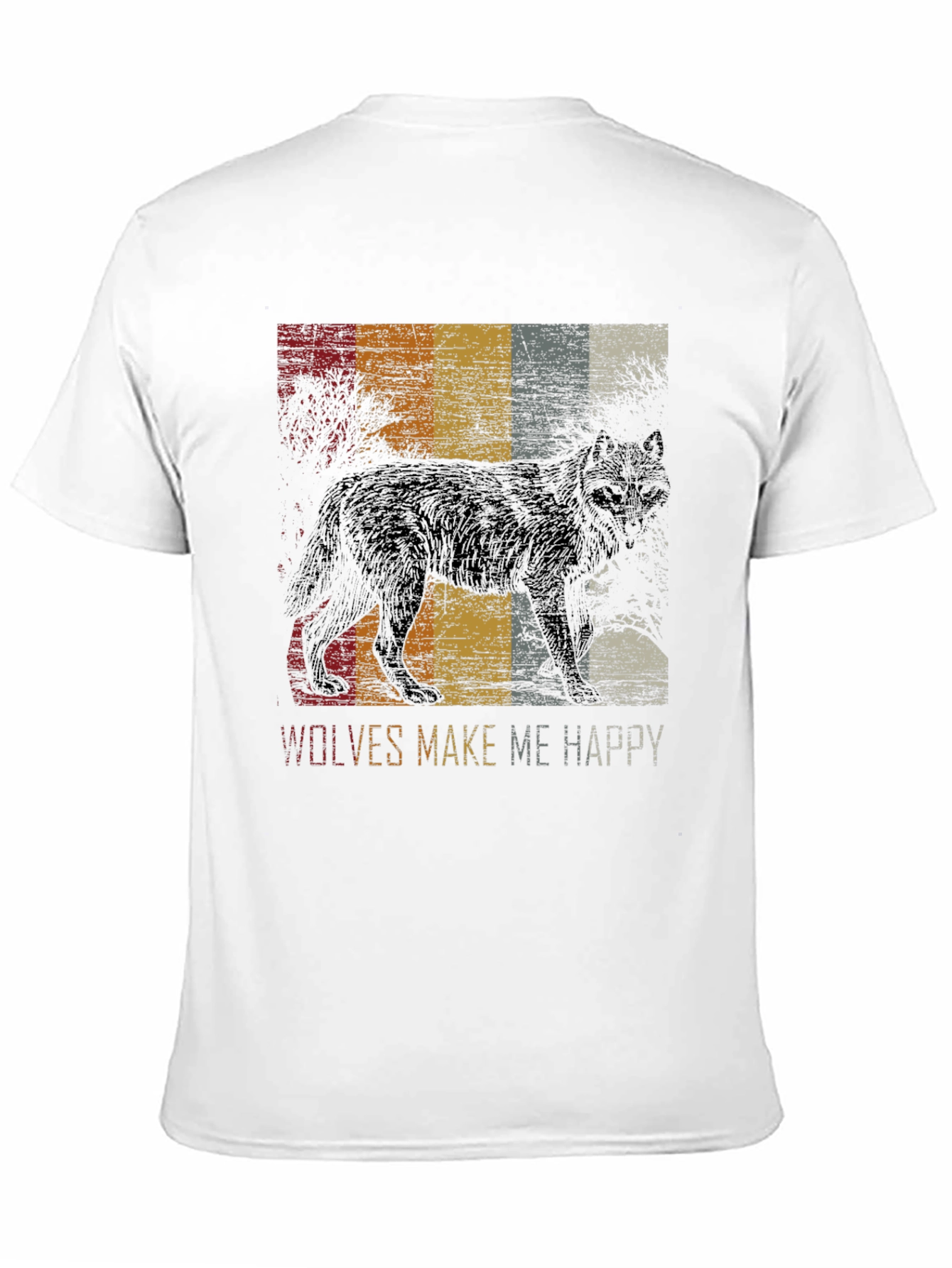Wolves Make Me Happy Graphic Tee
