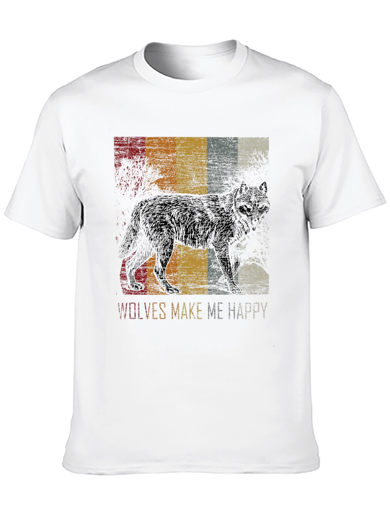 Wolves Make Me Happy Graphic Tee