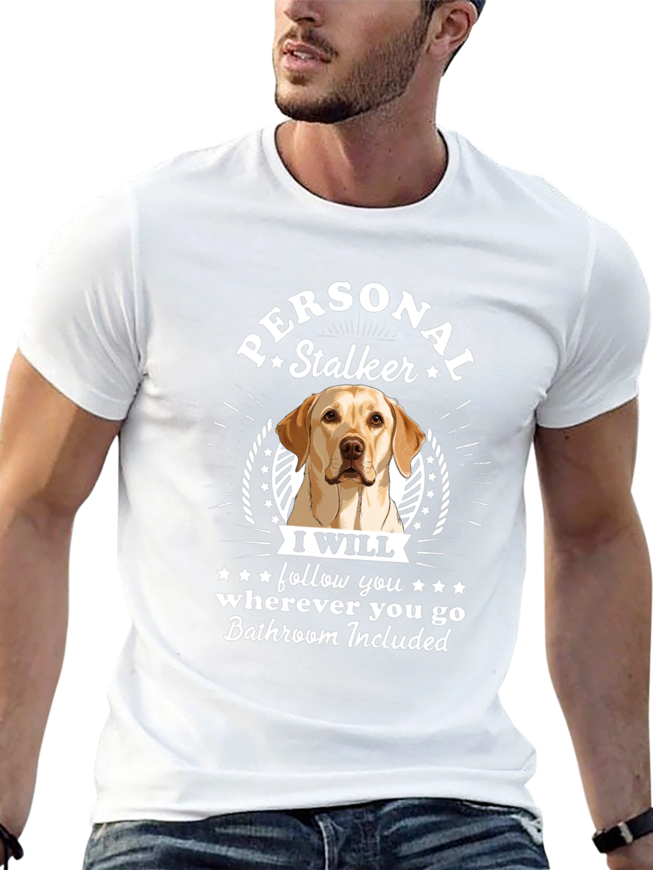 Personal Stalker Dog T-Shirt