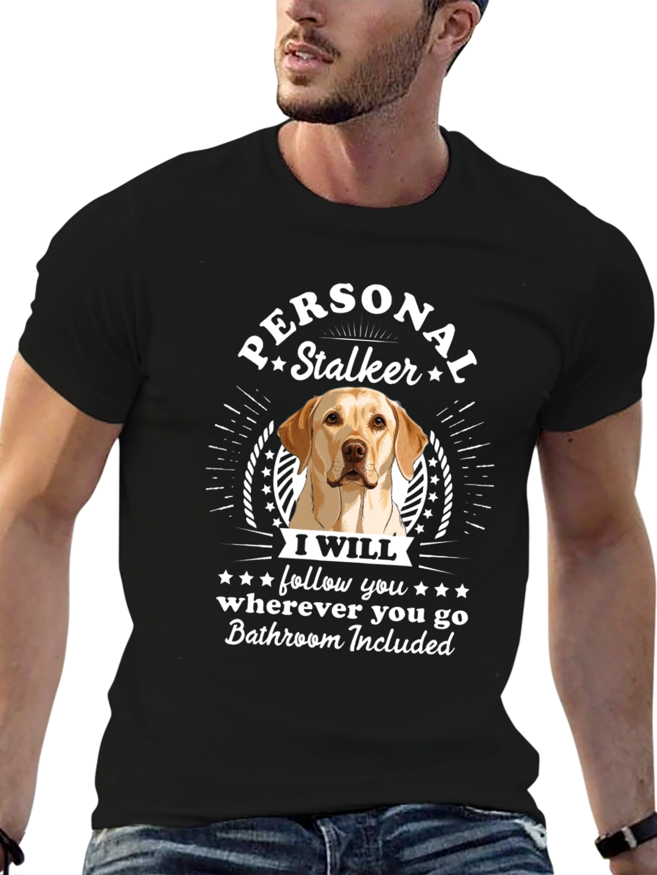 Personal Stalker Dog T-Shirt