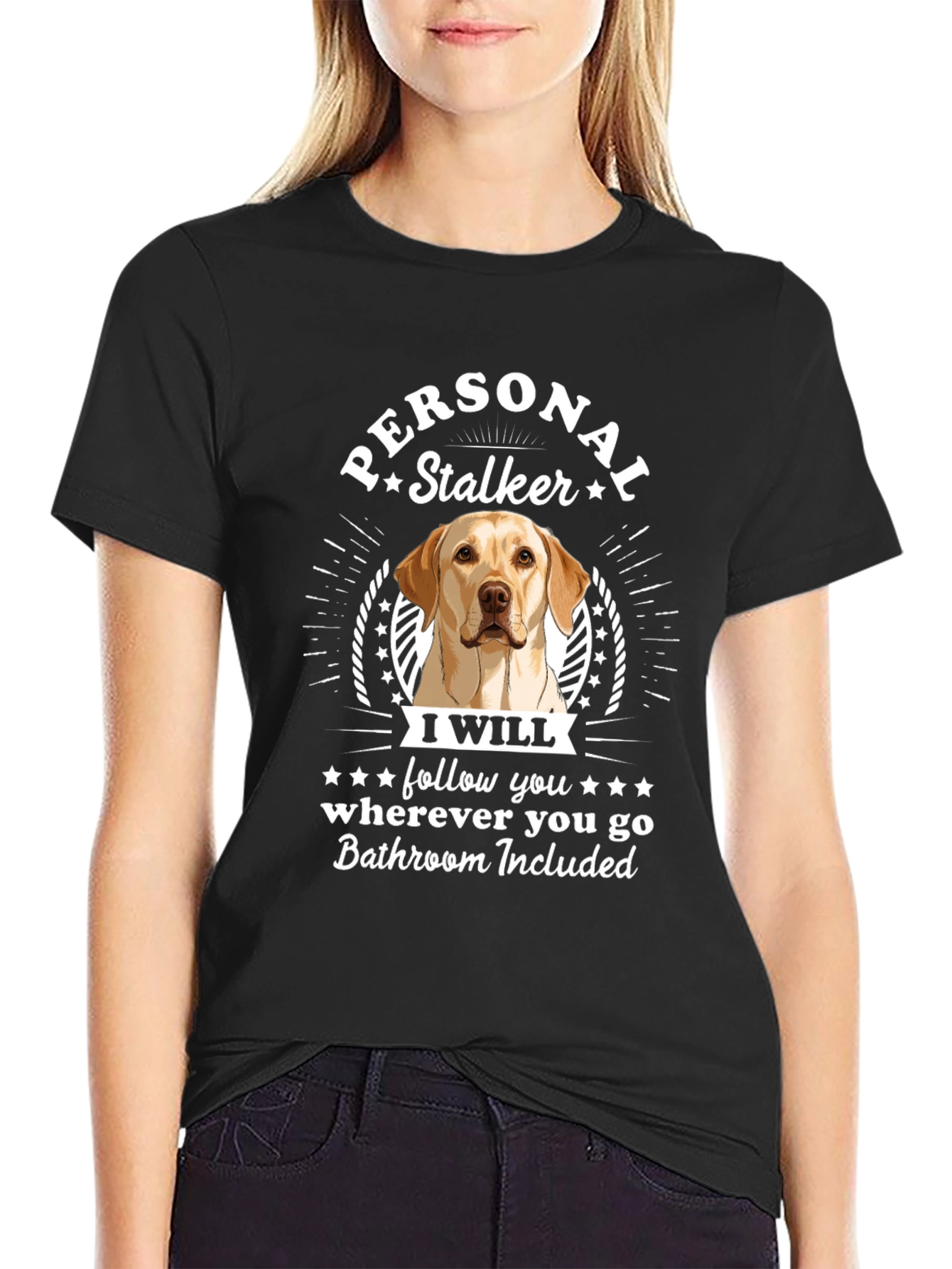 Personal Stalker Dog T-Shirt