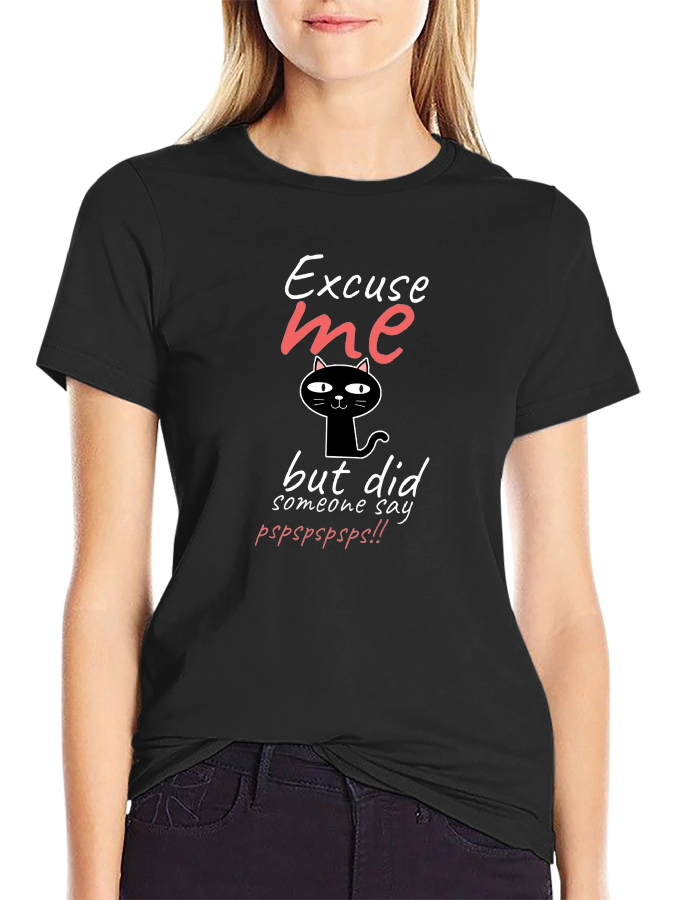 Excuse Me Cat T-Shirt Funny Cat Lover Tee