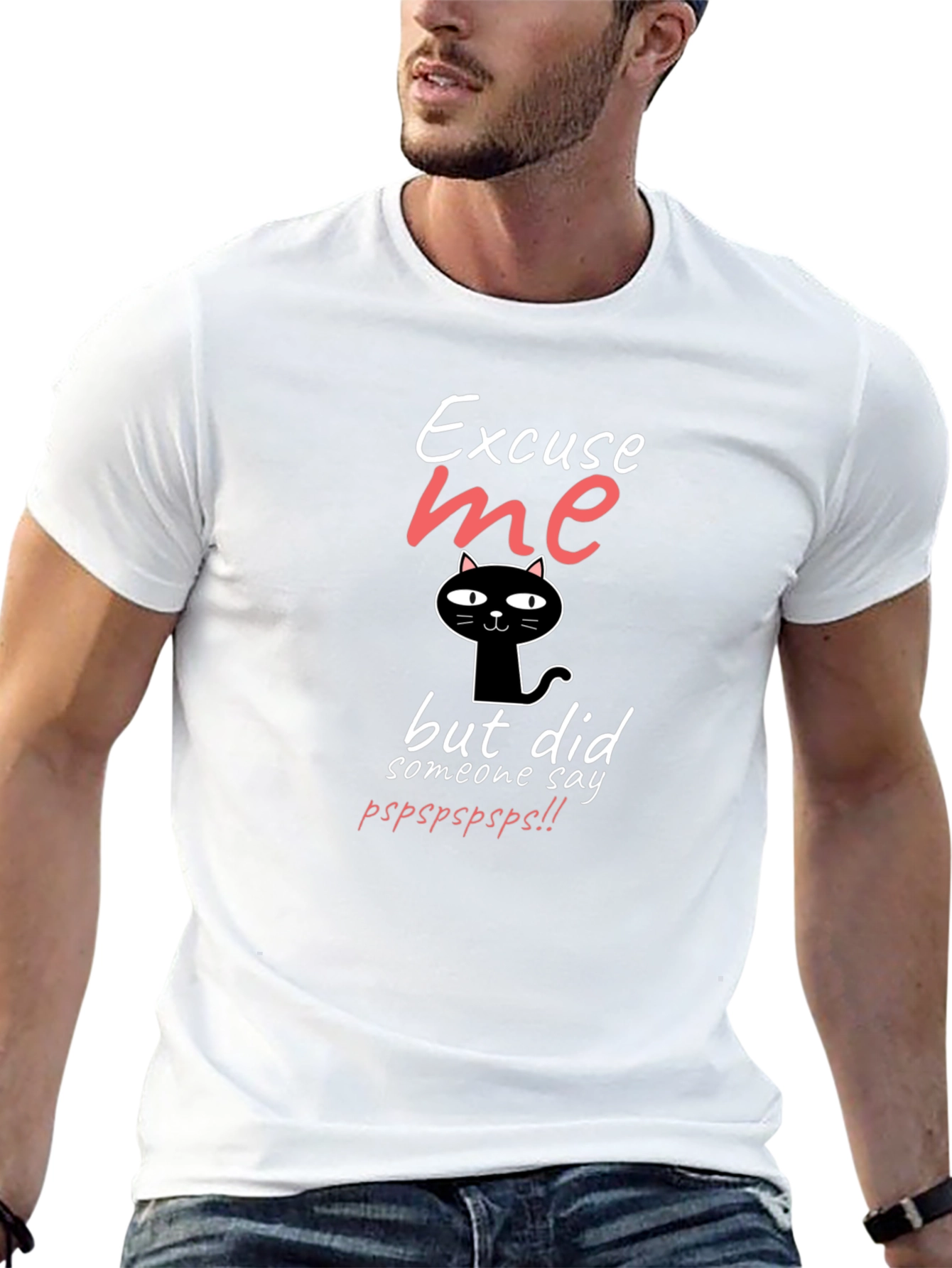 Excuse Me Cat T-Shirt Funny Cat Lover Tee