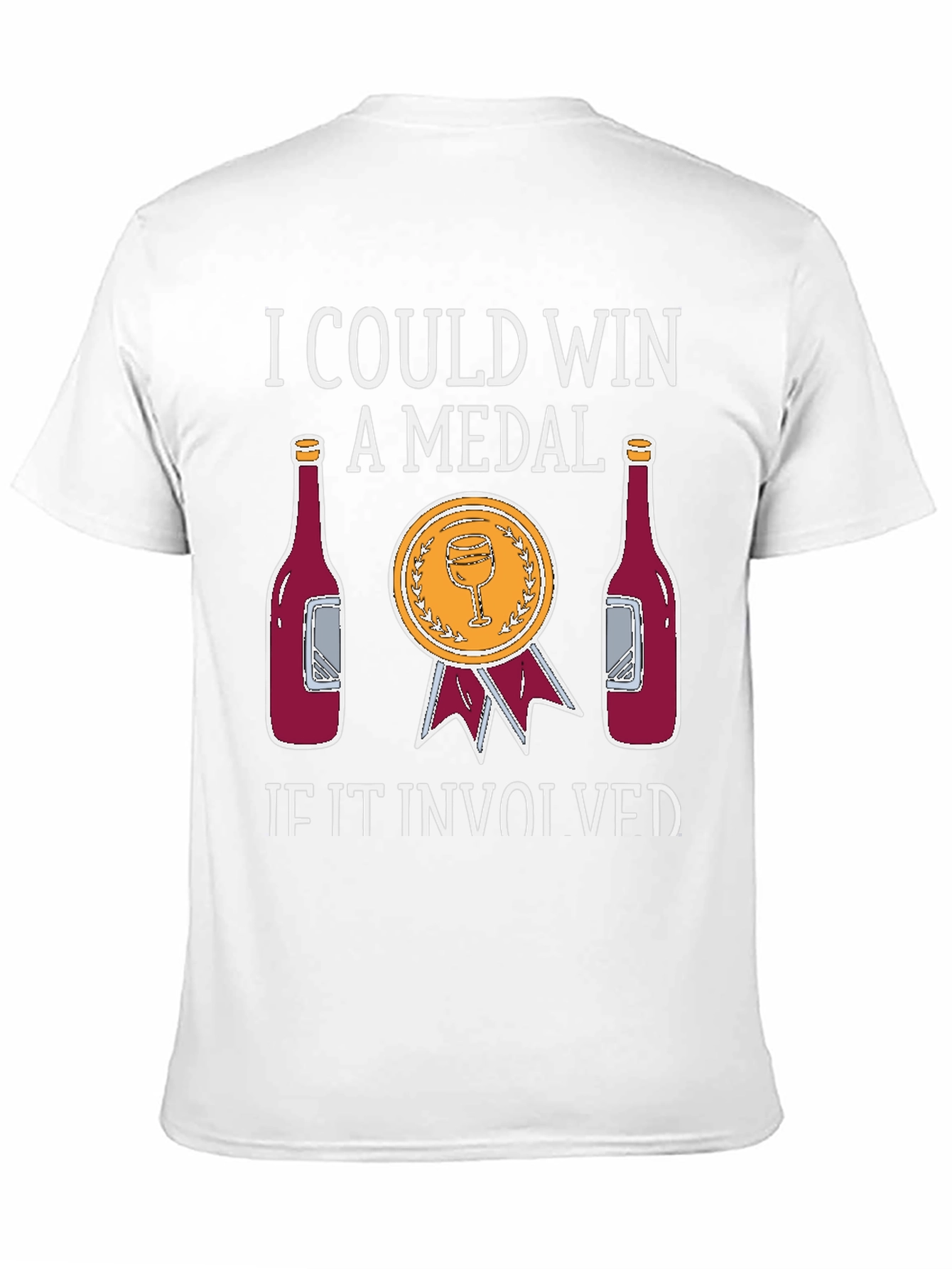 Wine Medal T-Shirt: Funny Wine Lover Tee