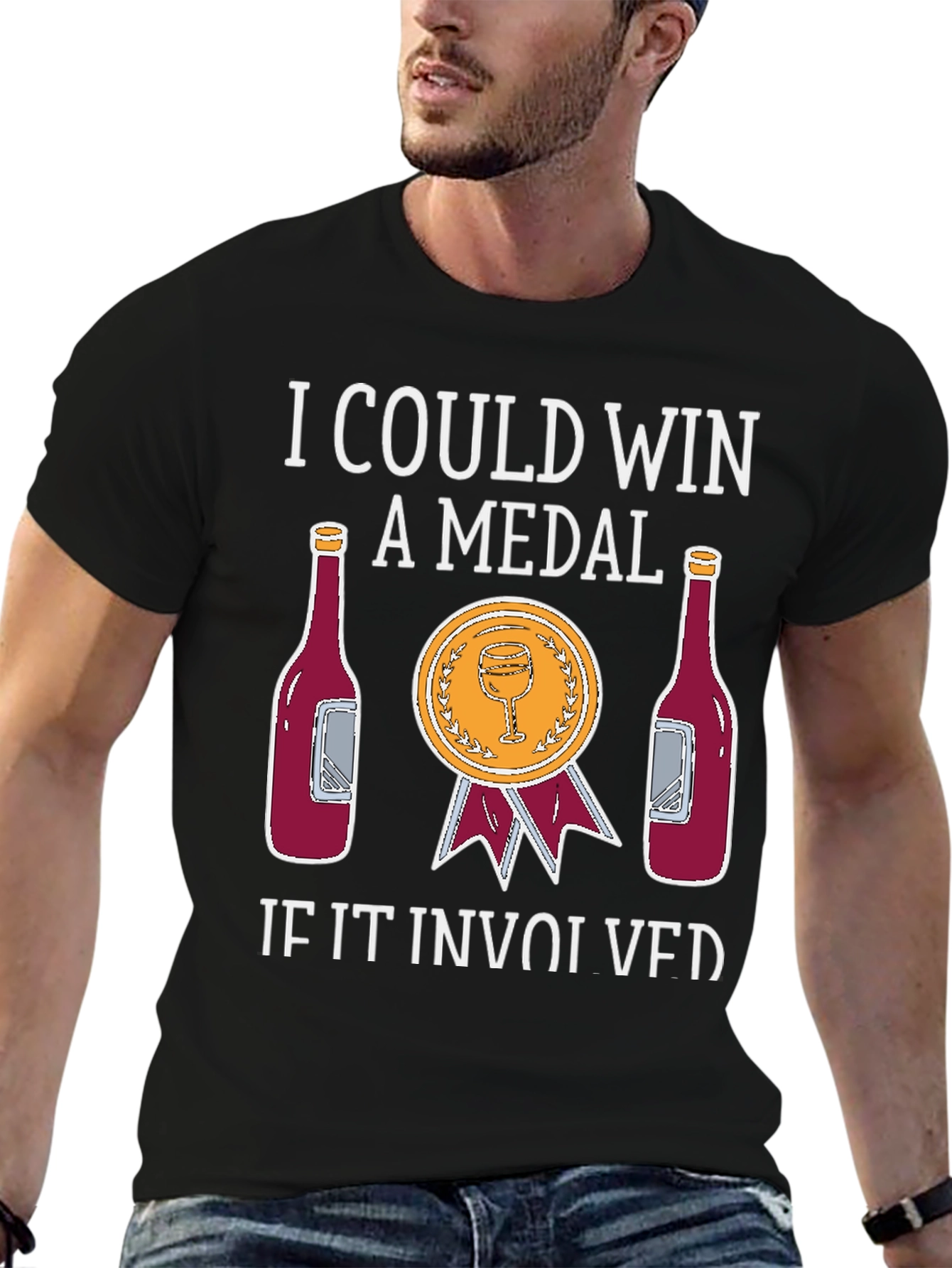 Wine Medal T-Shirt: Funny Wine Lover Tee