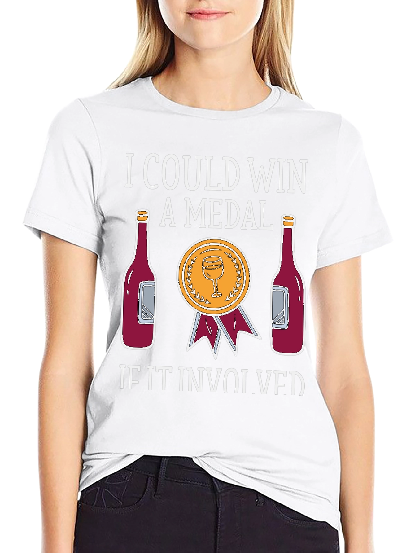 Wine Medal T-Shirt: Funny Wine Lover Tee