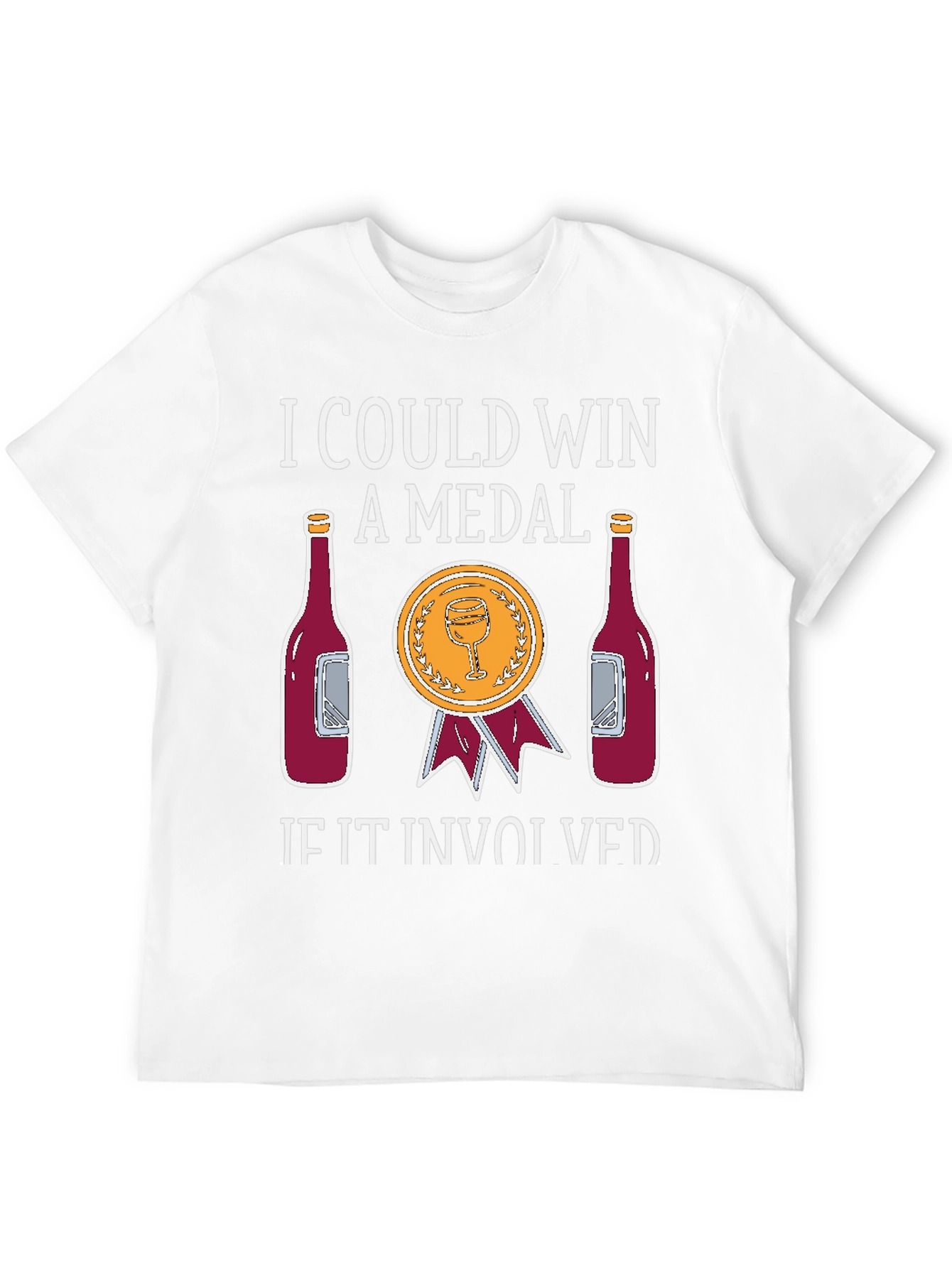 Wine Medal T-Shirt: Funny Wine Lover Tee