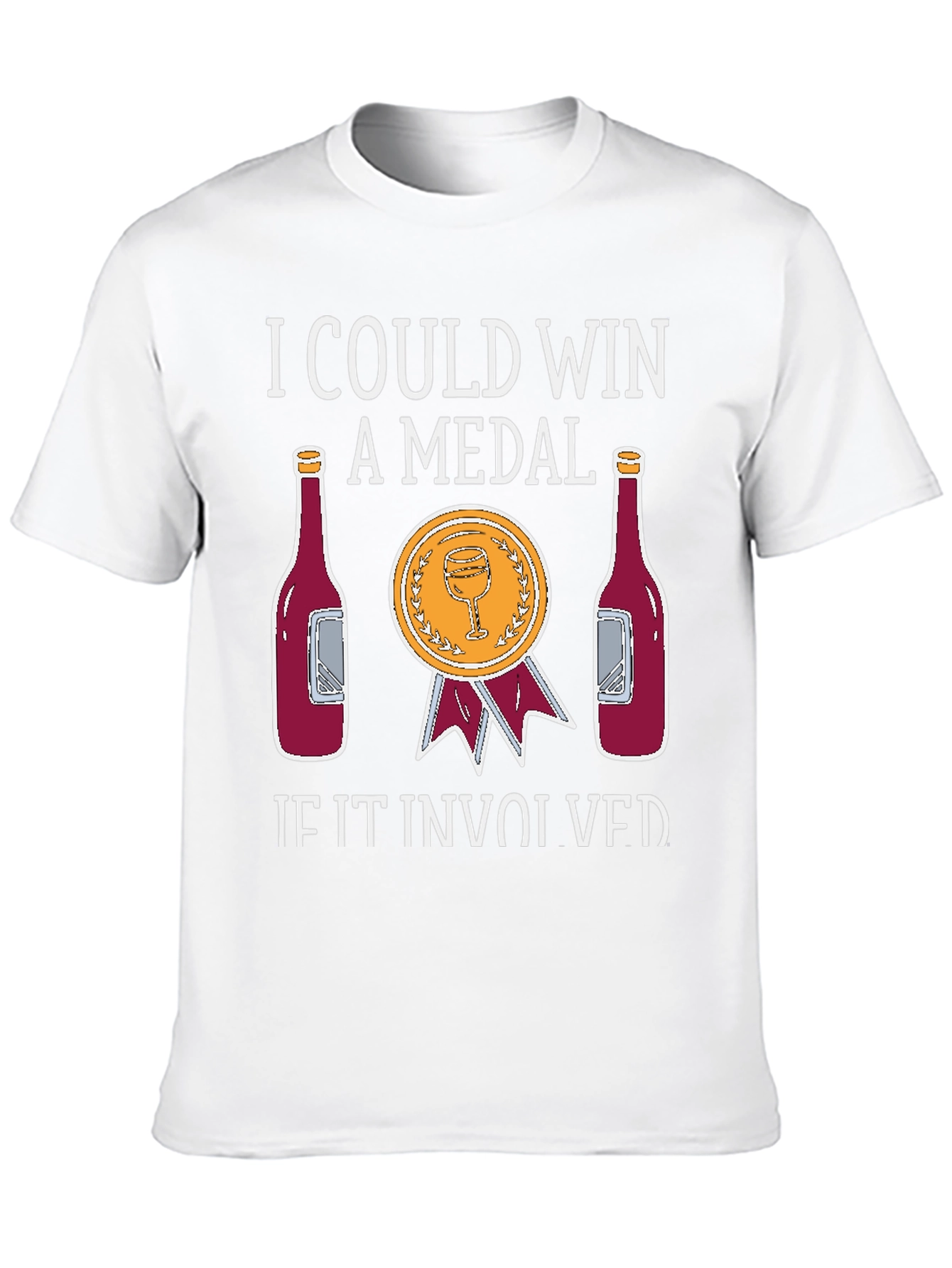 Wine Medal T-Shirt: Funny Wine Lover Tee