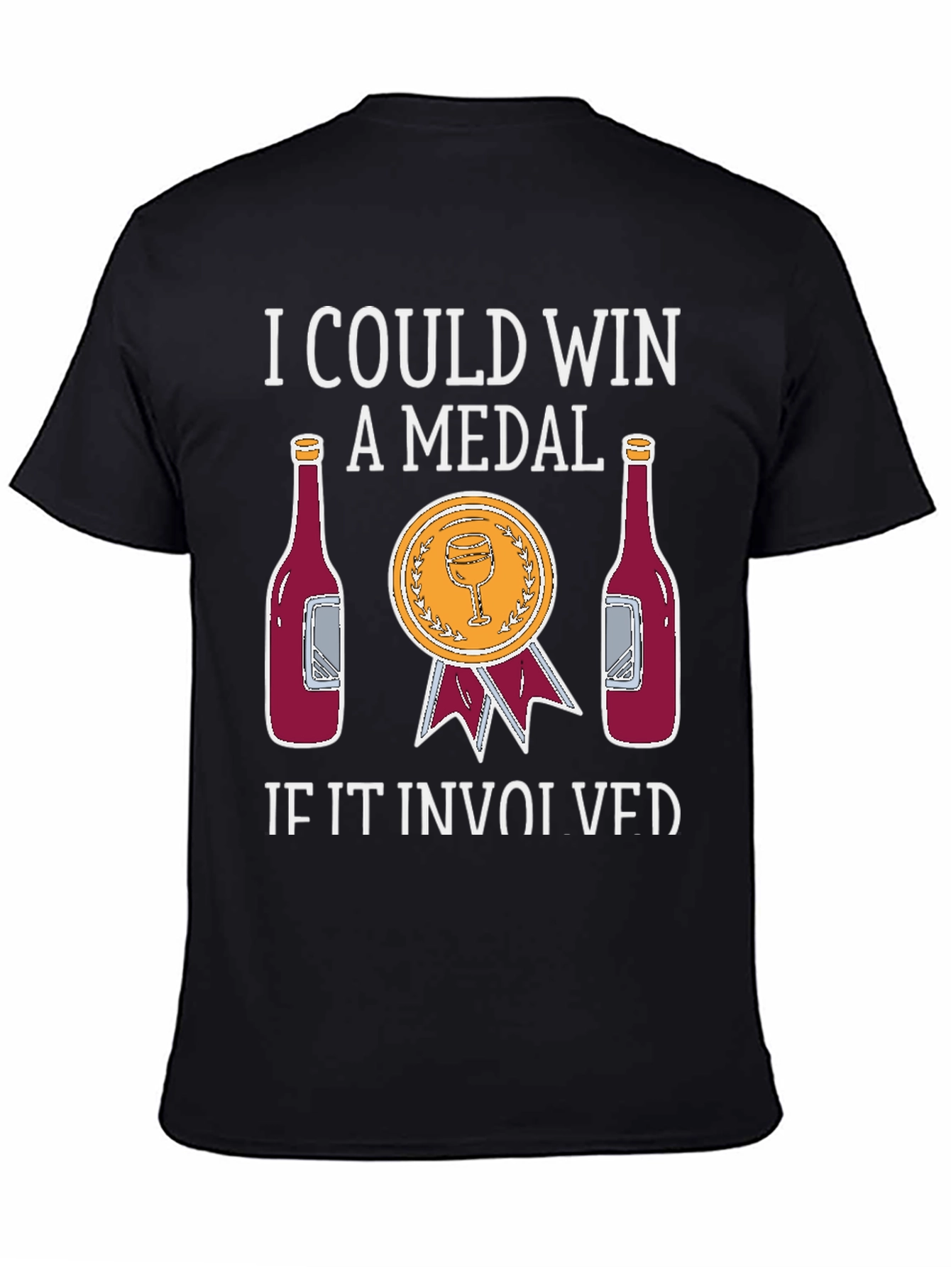 Wine Medal T-Shirt: Funny Wine Lover Tee