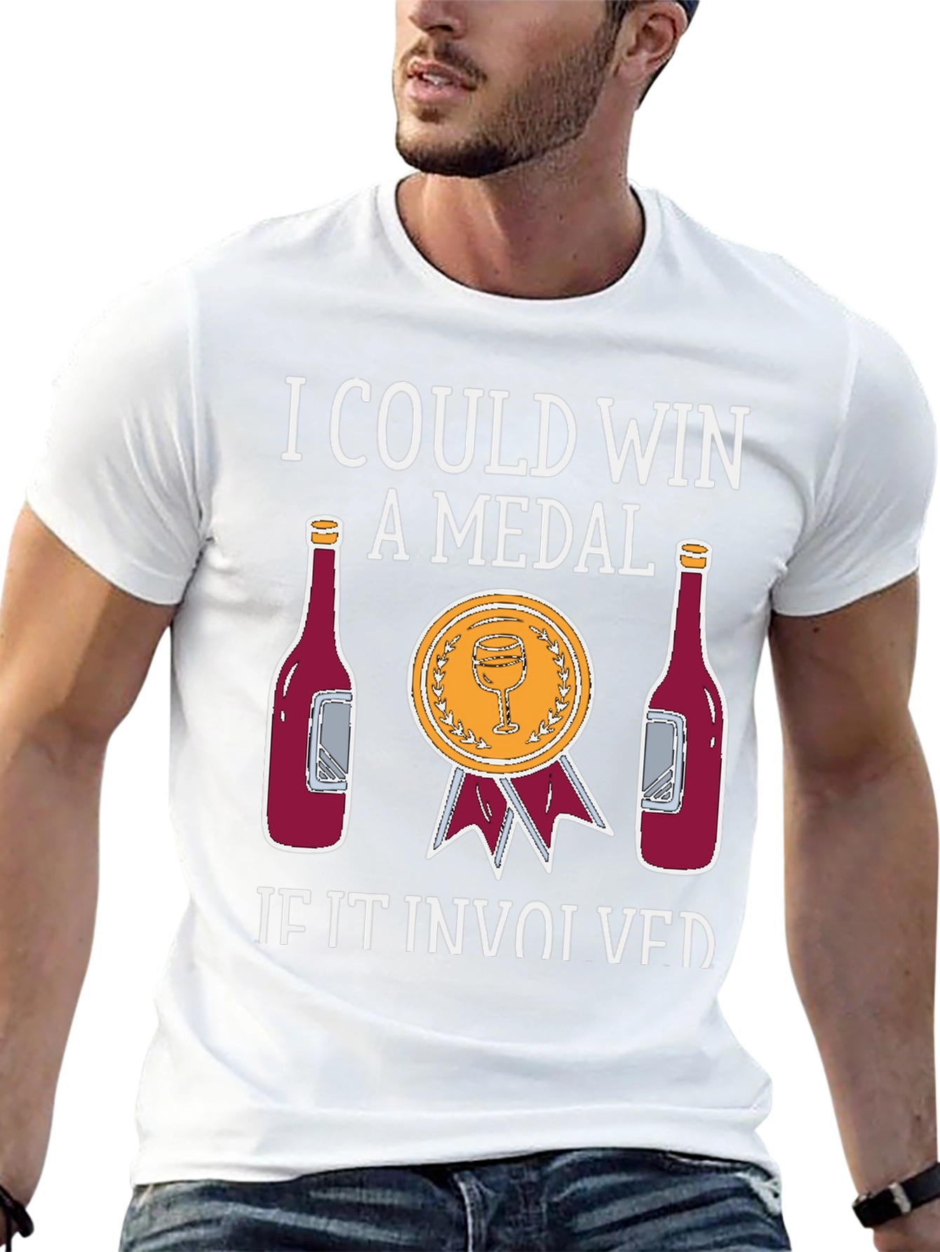 Wine Medal T-Shirt: Funny Wine Lover Tee