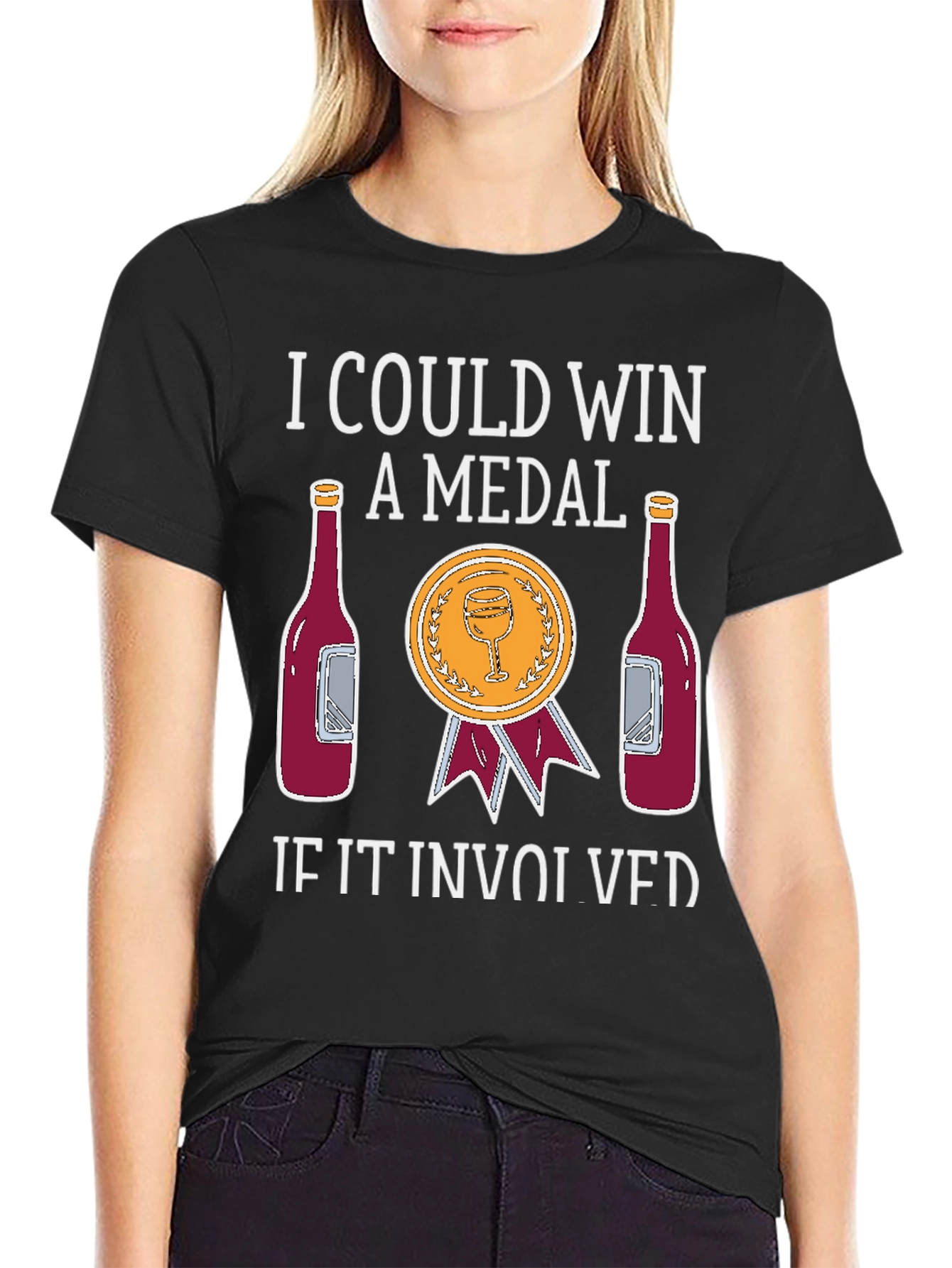 Wine Medal T-Shirt: Funny Wine Lover Tee
