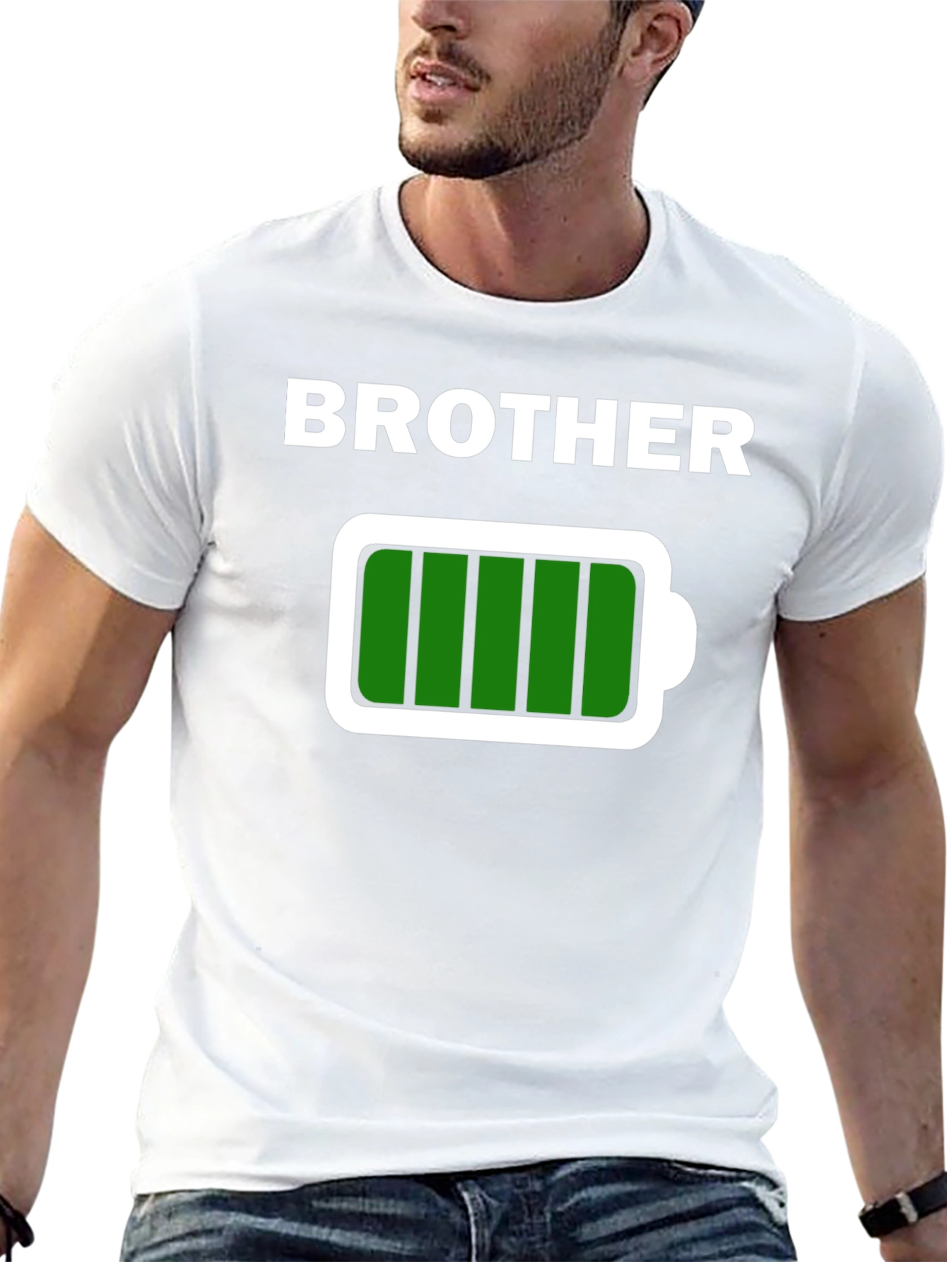 Brother Full Battery T-Shirt - Family Gift