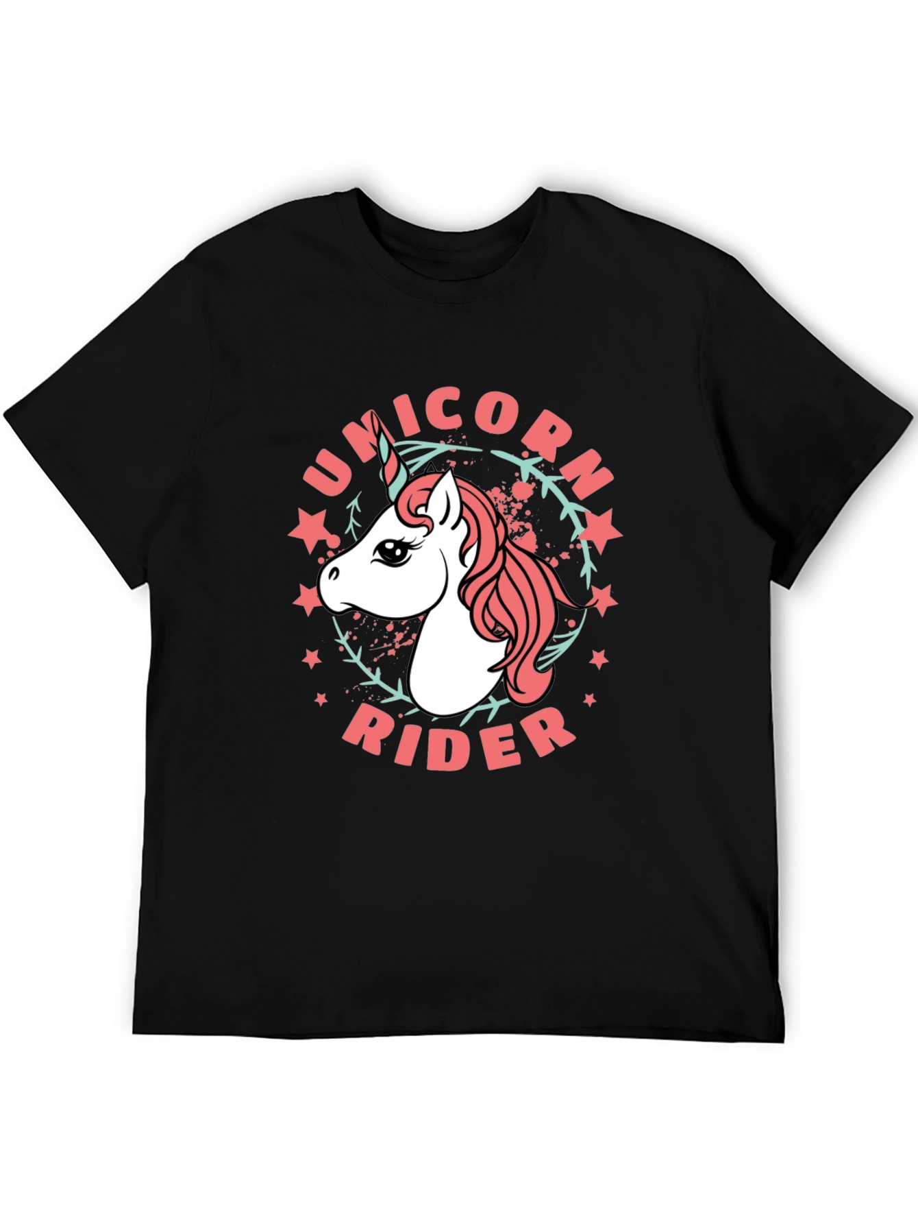 Unicorn Rider Black T-Shirt