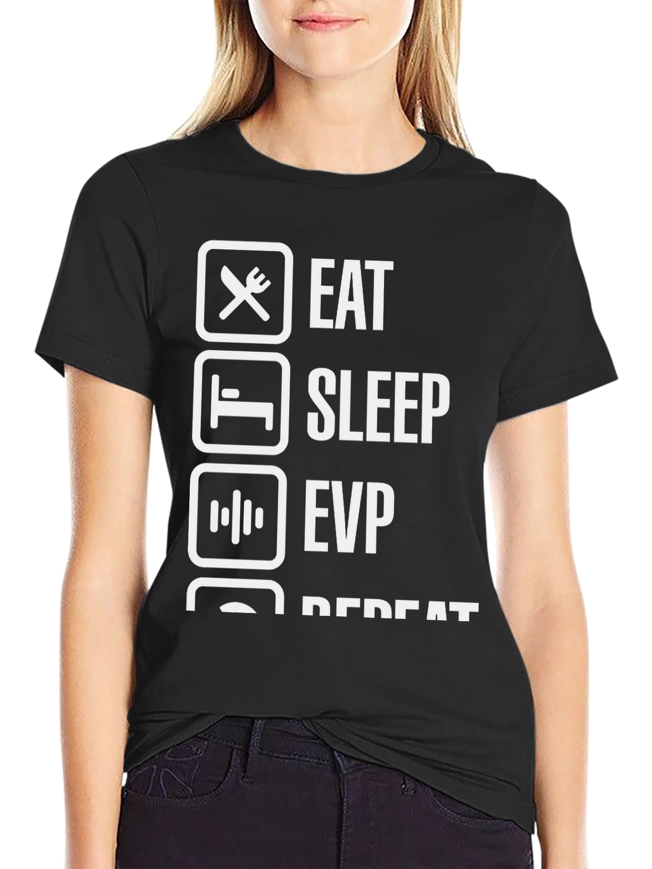 Eat Sleep EVP Repeat T-Shirt