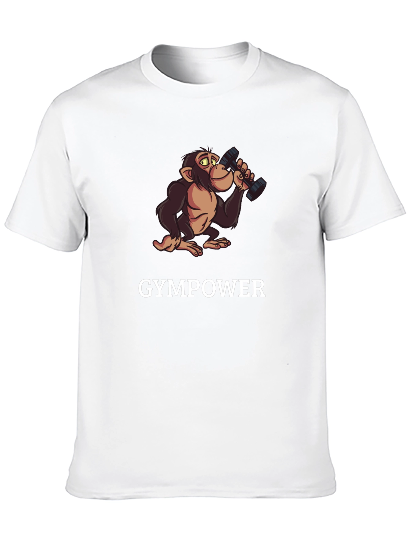 Gympower Monkey Black T-Shirt
