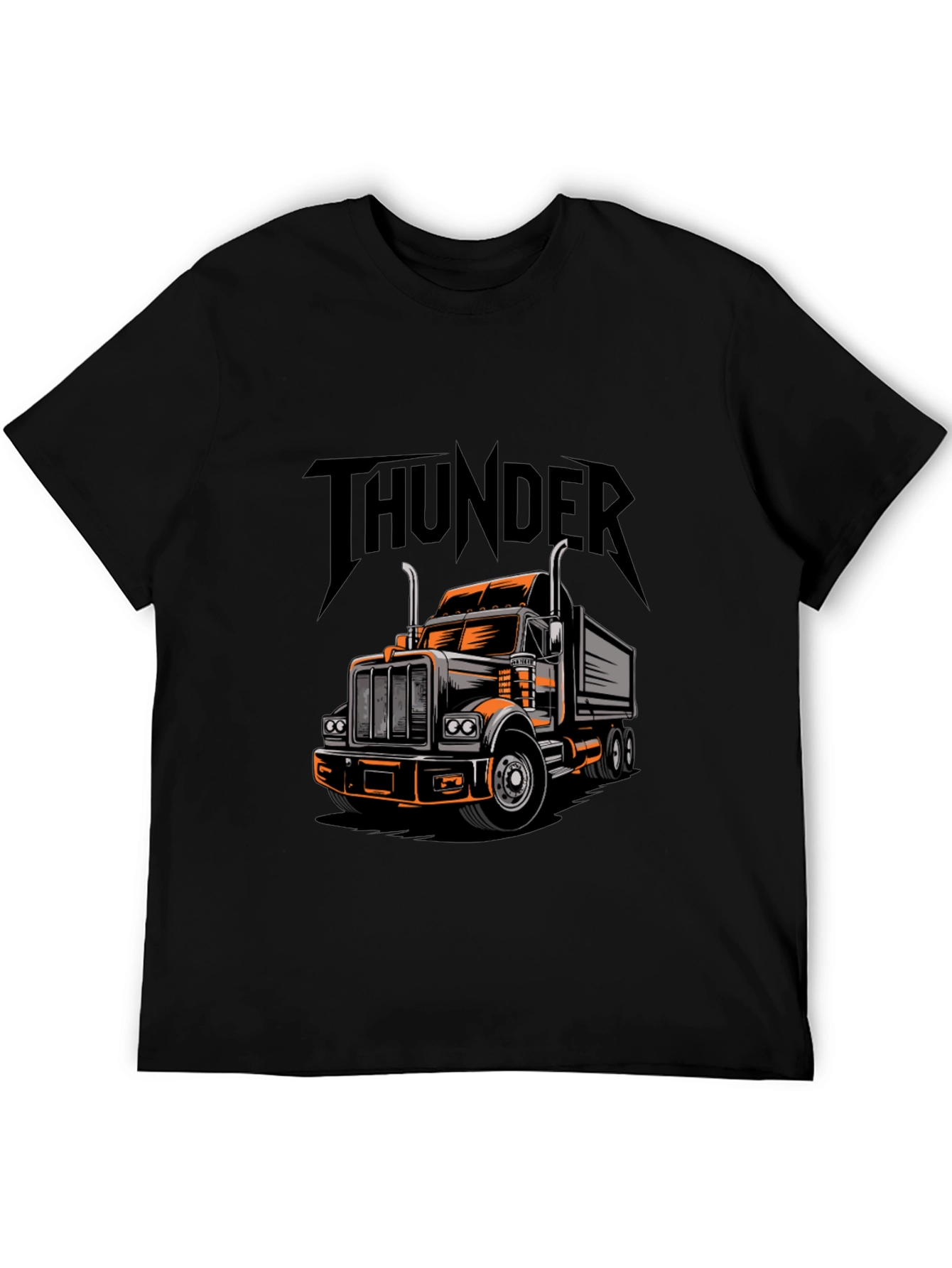 Thunder Truck Graphic T-Shirt - Black