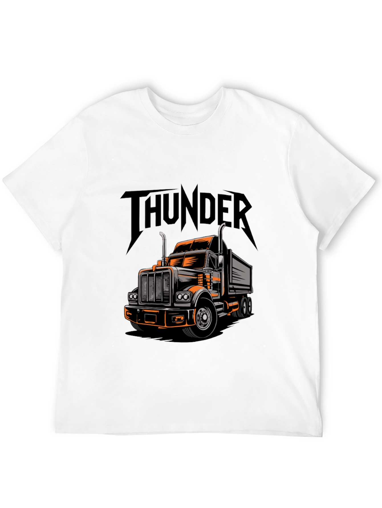 Thunder Truck Graphic T-Shirt - Black