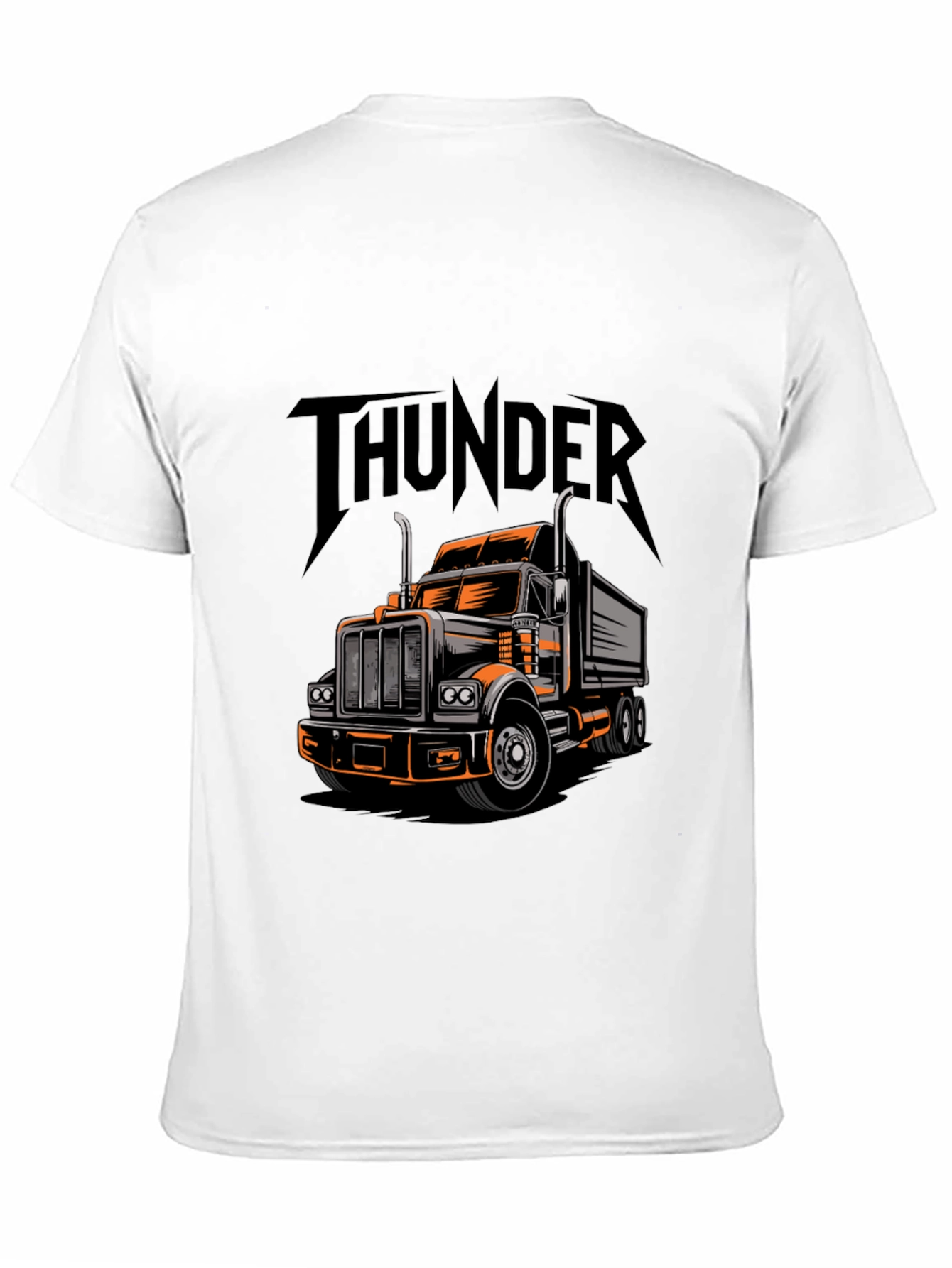 Thunder Truck Graphic T-Shirt - Black