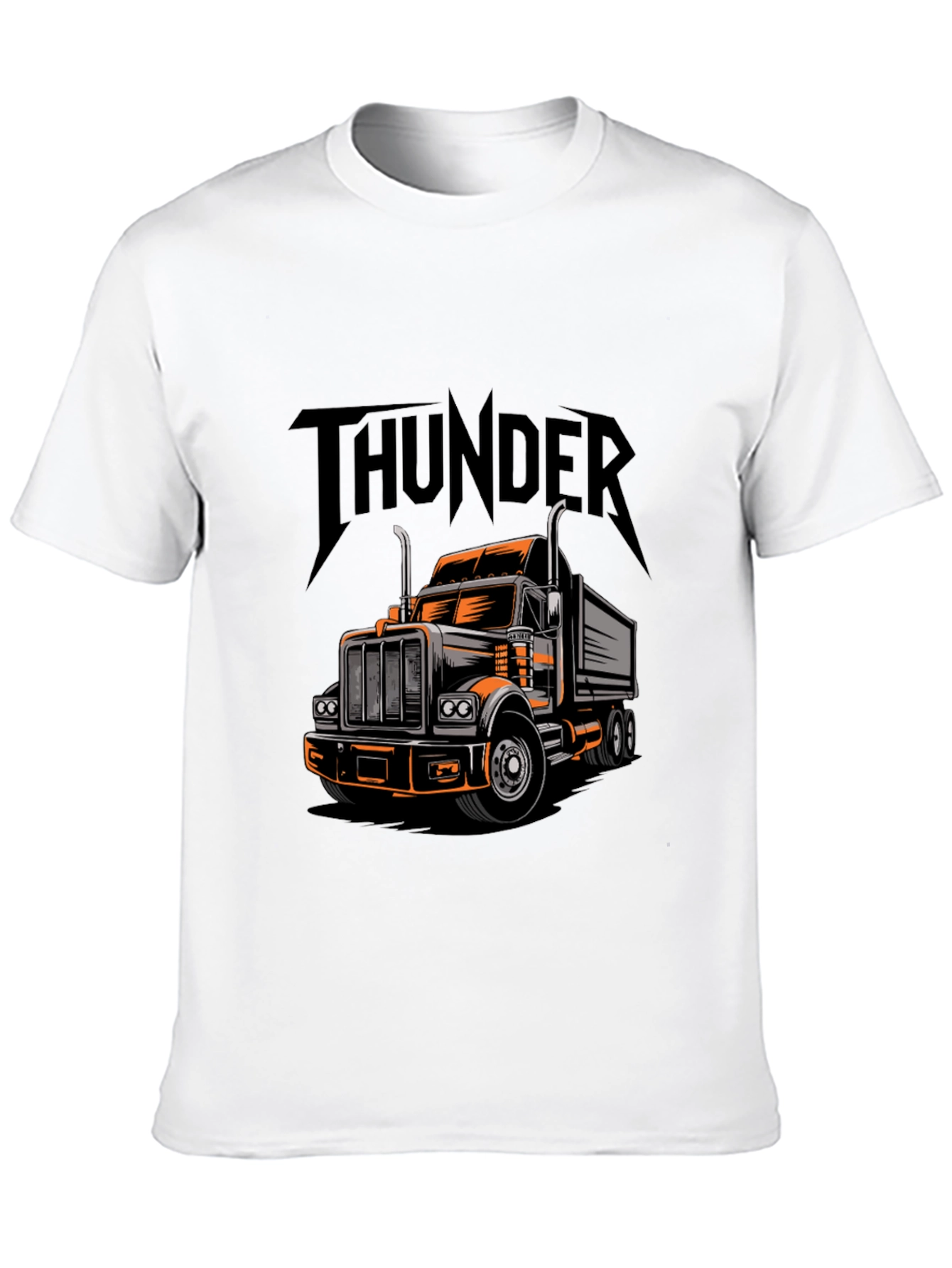 Thunder Truck Graphic T-Shirt - Black