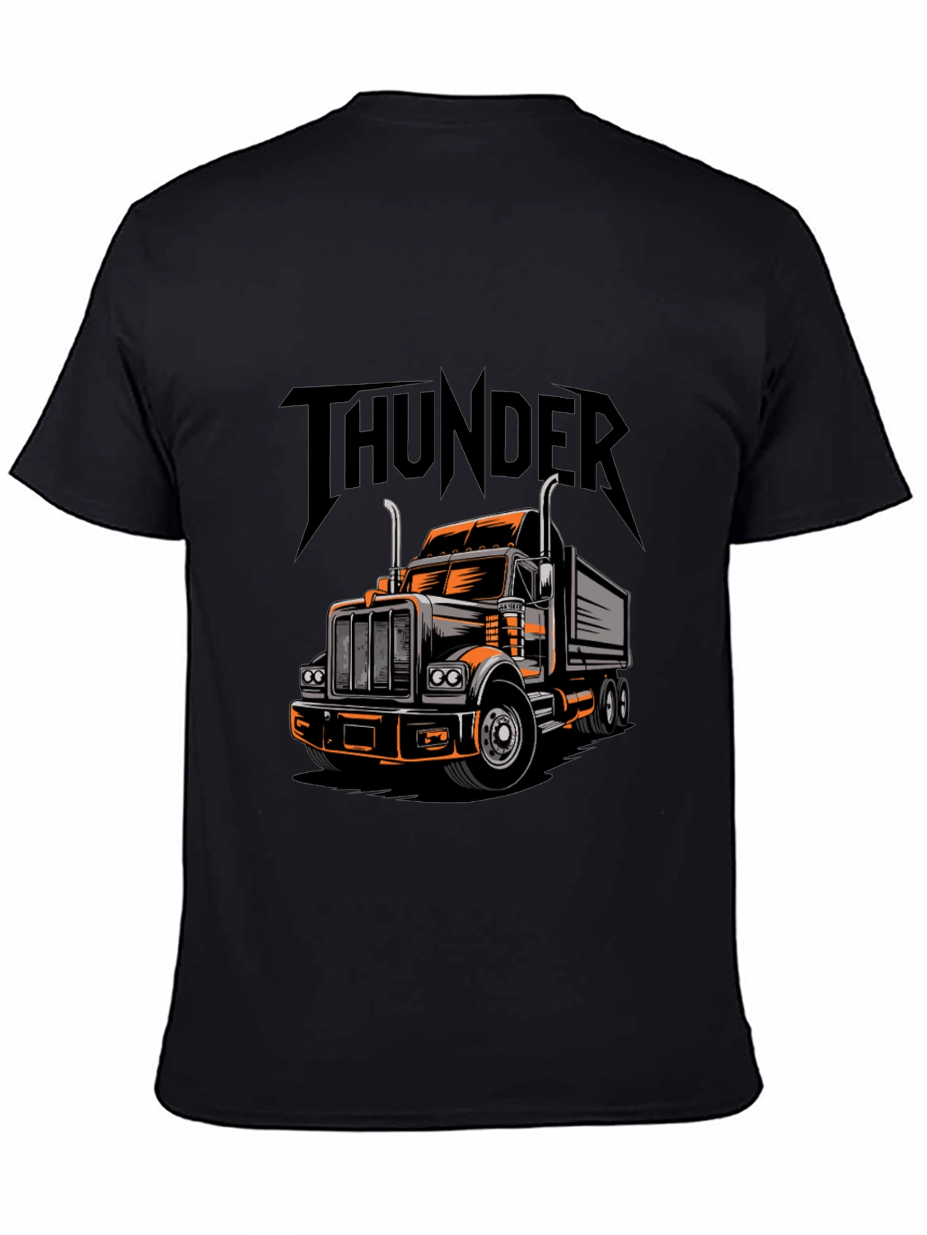 Thunder Truck Graphic T-Shirt - Black