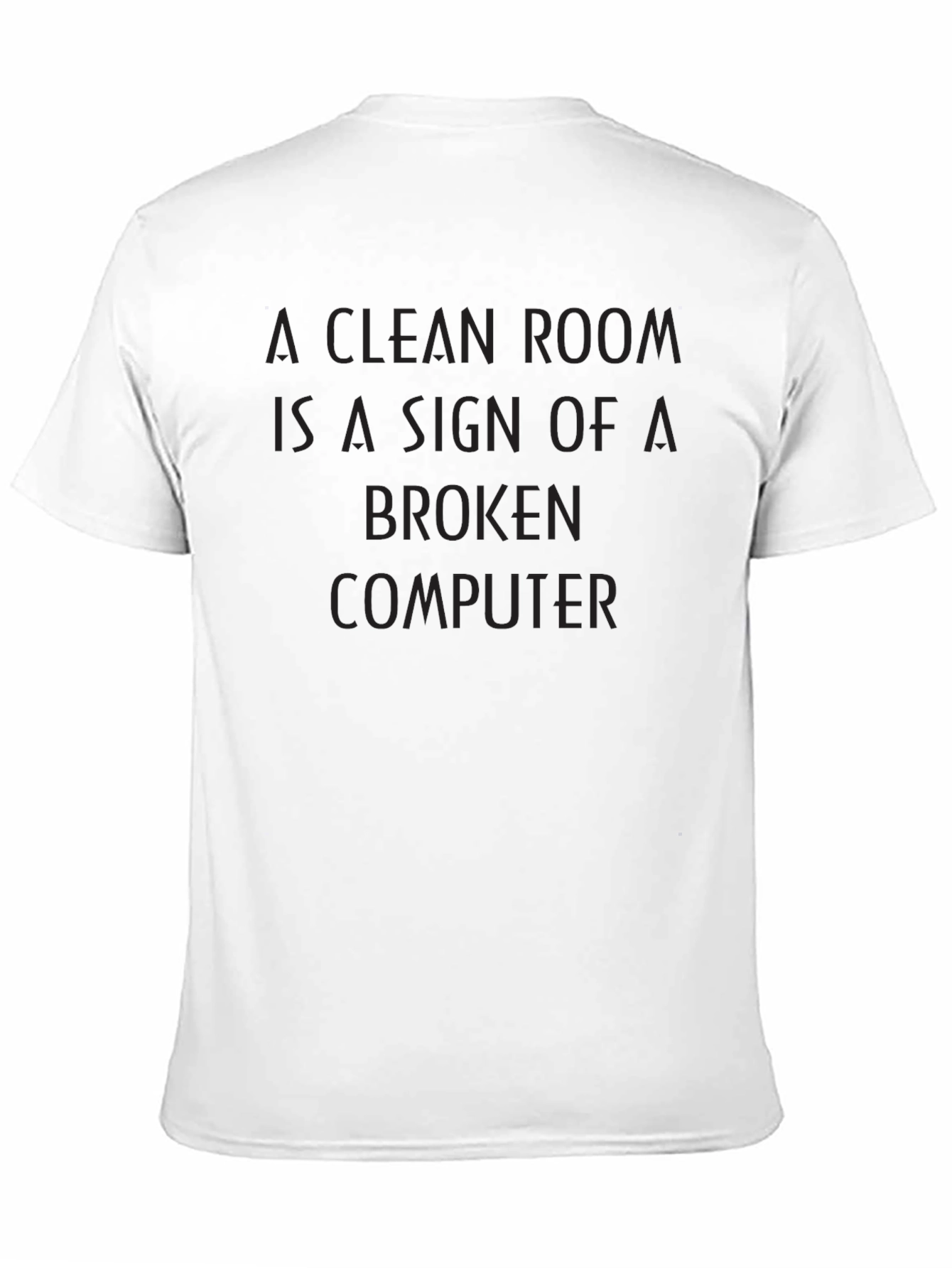 Humorous Broken Computer Graphic Tee