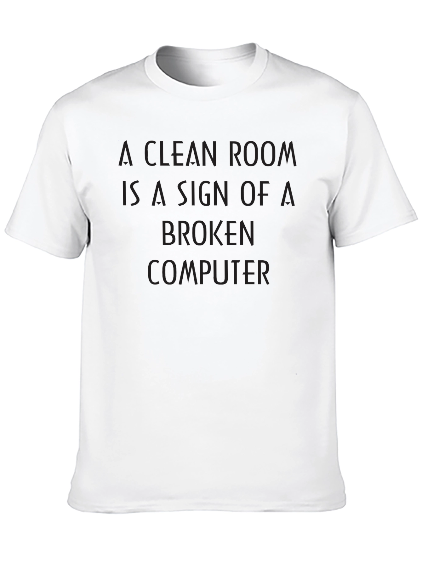 Humorous Broken Computer Graphic Tee