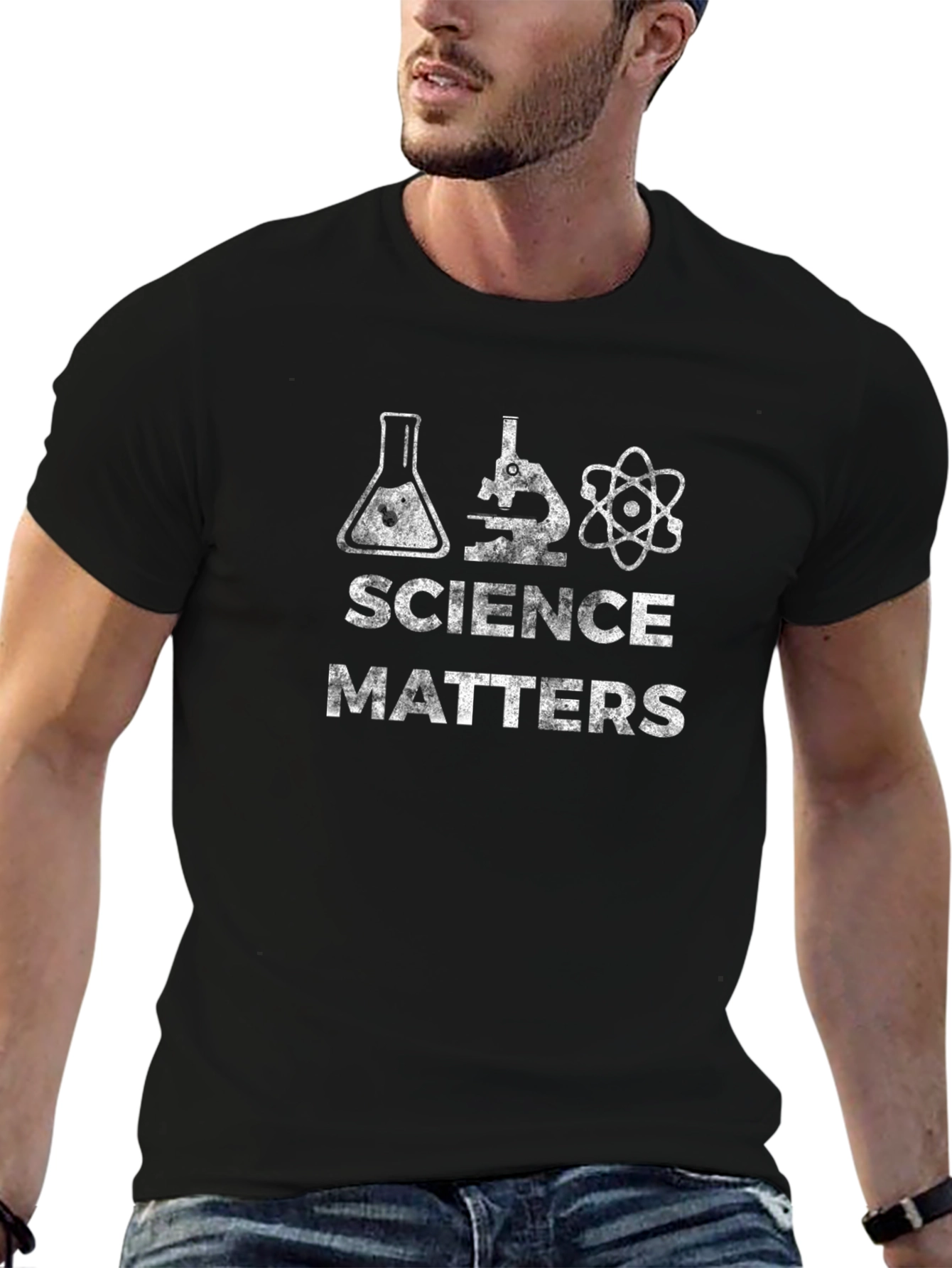 Science Matters Graphic T-Shirt - Black