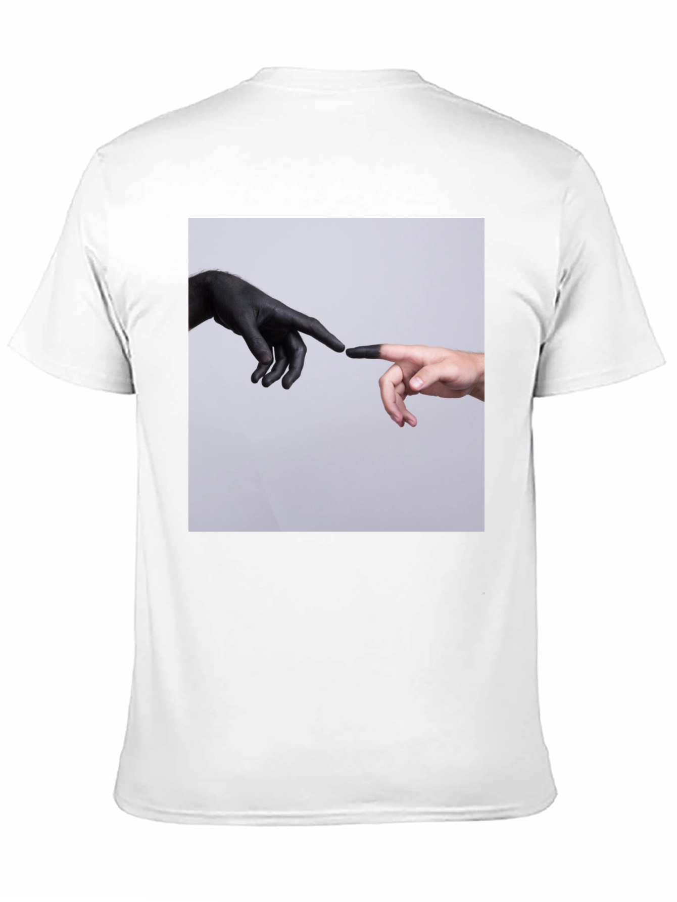 Creation Hands Graphic Black T-Shirt