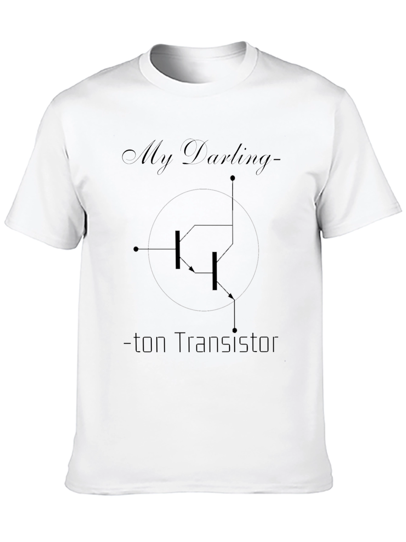 My Darling Transistor Black Graphic Tee