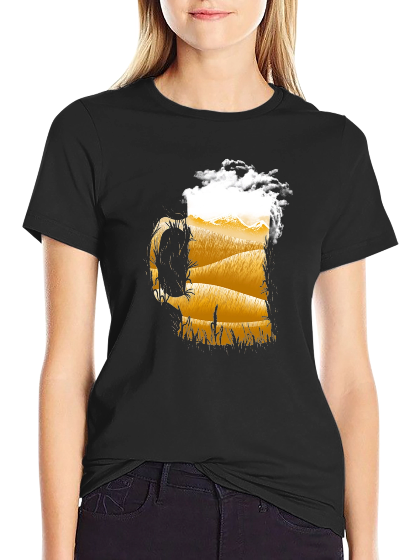 Beer Landscape Graphic Tee