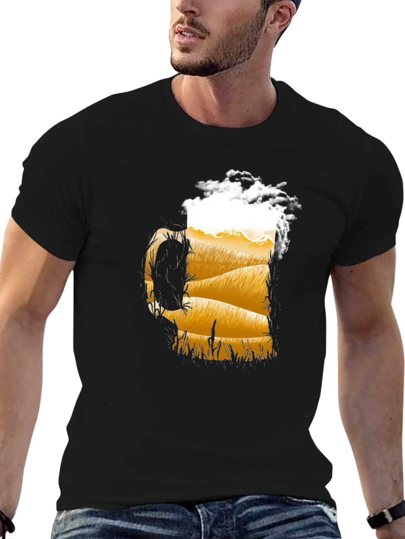 Beer Landscape Graphic Tee