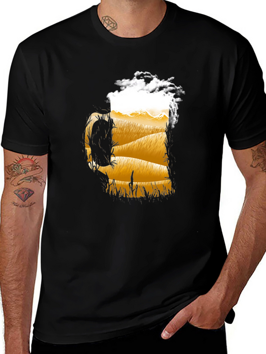 Beer Landscape Graphic Tee